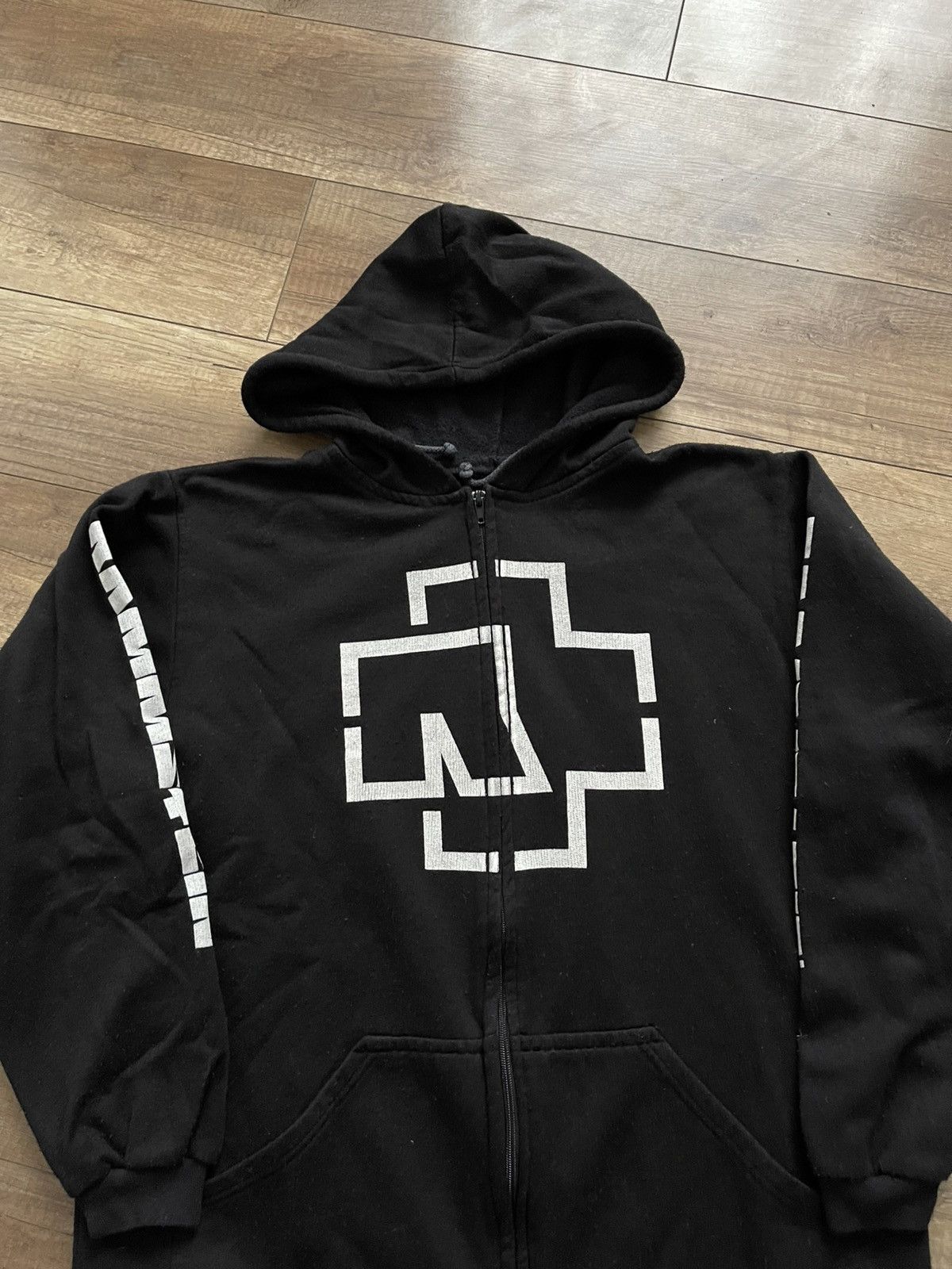 Band Tees Rammstein Zip Hoodie Rock Band Vintage 90s Size US L / EU 52-54 / 3 - 8 Thumbnail