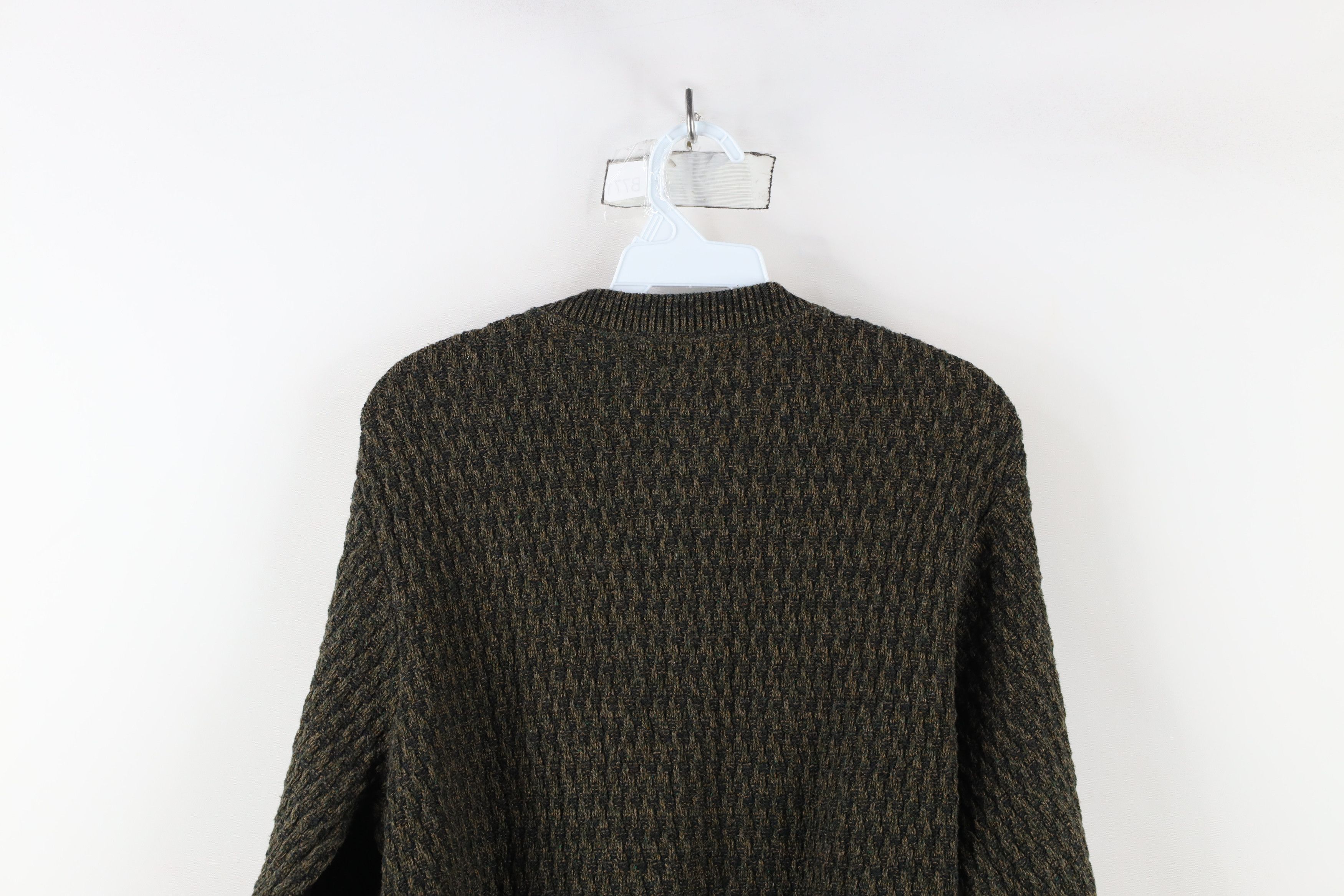 Vintage Vintage 90s Streetwear Texture Knit Henley Sweater USA Size US S / EU 44-46 / 1 - 9 Thumbnail