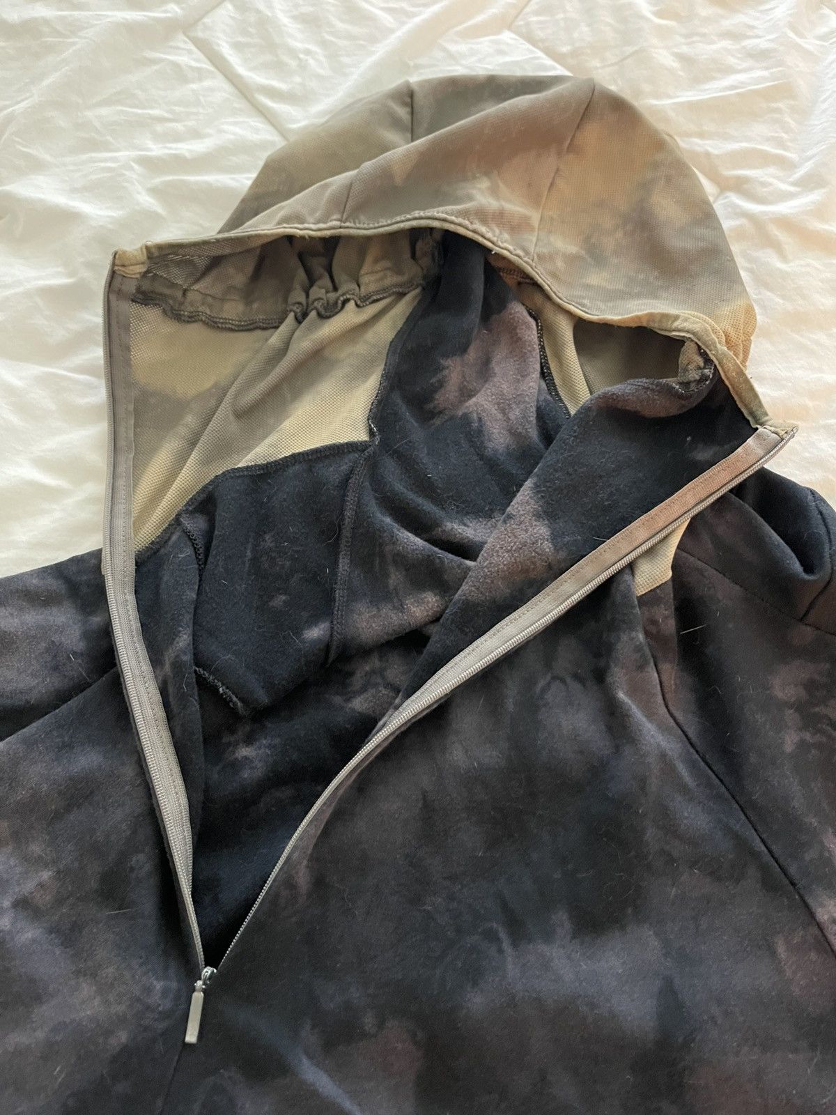 Hamcus Printed Contrast Knit Panel Hoodie Size US L / EU 52-54 / 3 - 4 Thumbnail