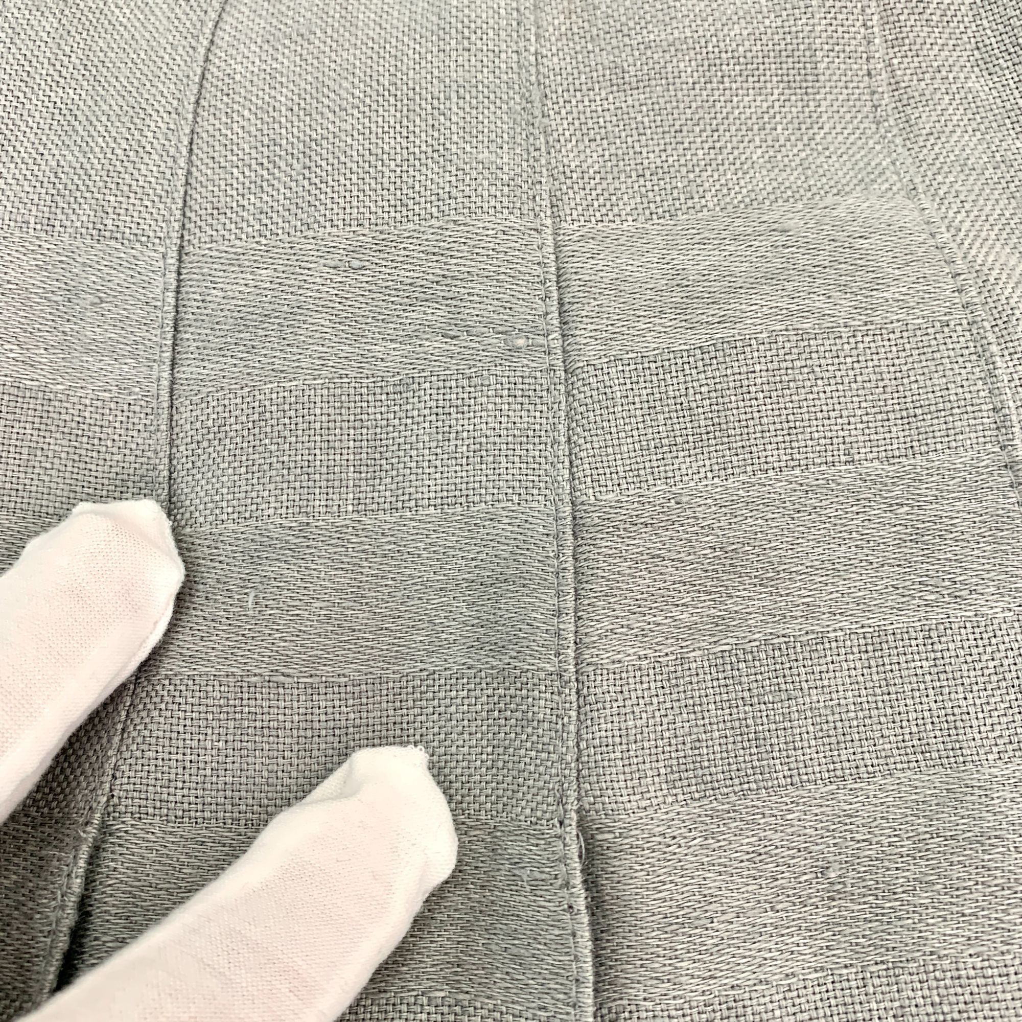 Thom Browne Thom Browne Grey Classic Four-Stripes Wool Pleated Skirt (Si Size 38" / US 16 / IT 52 - 3 Thumbnail