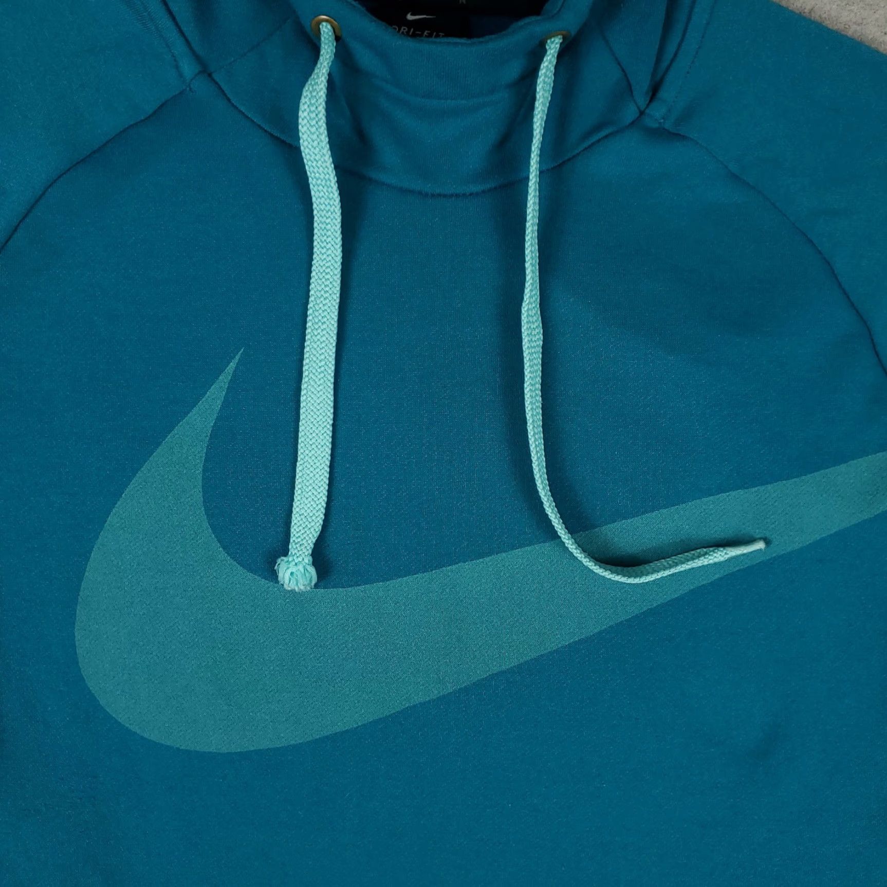 Nike Nike Hoodie Mens L Blue Dri-Fit Pullover Sweatshirt Sweatshirt (Logo) Size US L / EU 52-54 / 3 - 3 Thumbnail