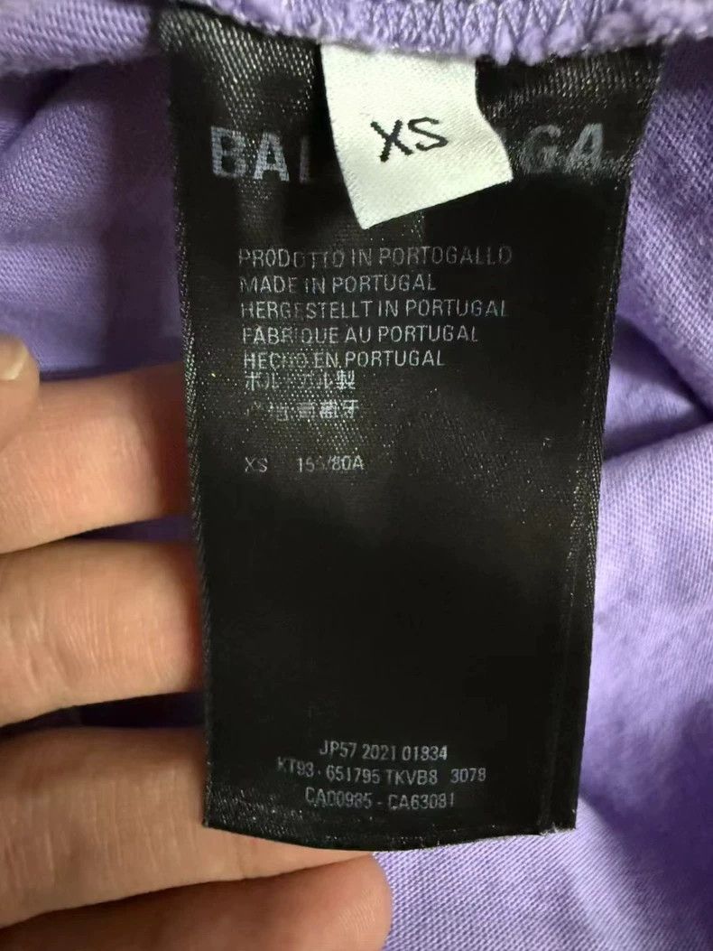 Balenciaga Balenciaga Purple havoc short sleeves Size US XS / EU 42 / 0 - 5 Thumbnail