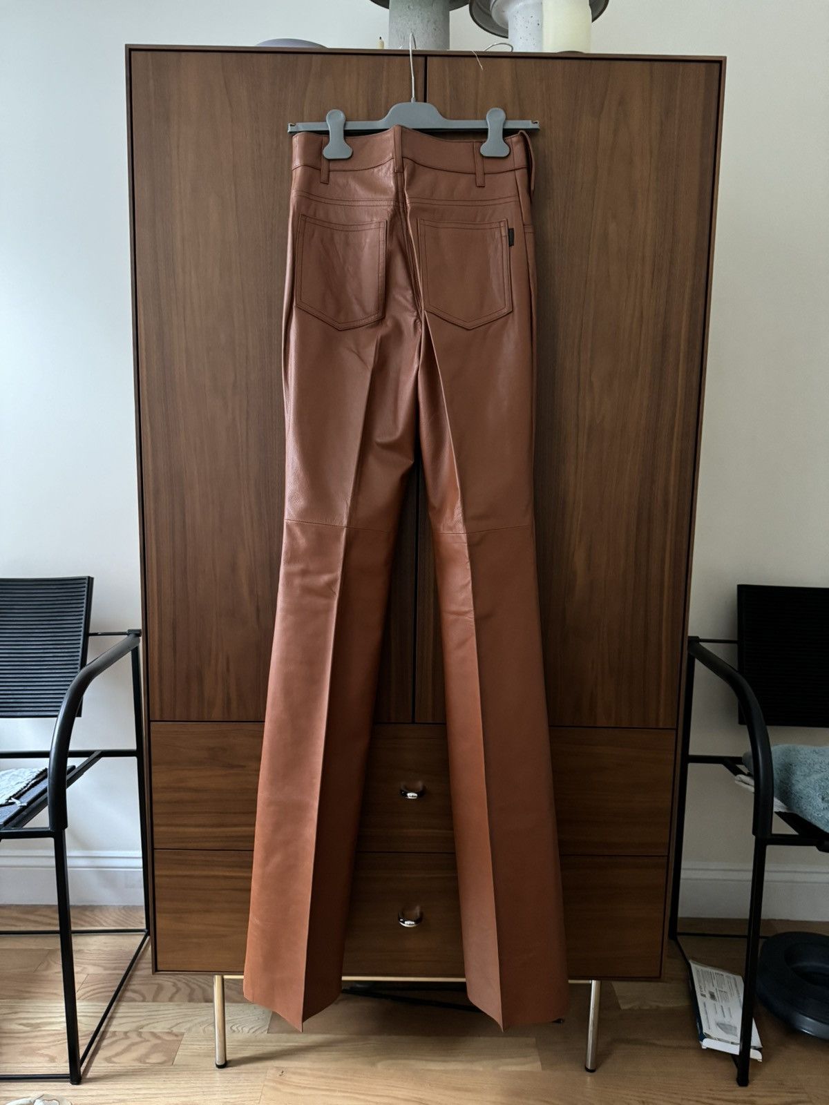 Prada Prada F/W 2017 Runway Leather Pants Size 26" / US 2 / IT 38 - 13 Thumbnail