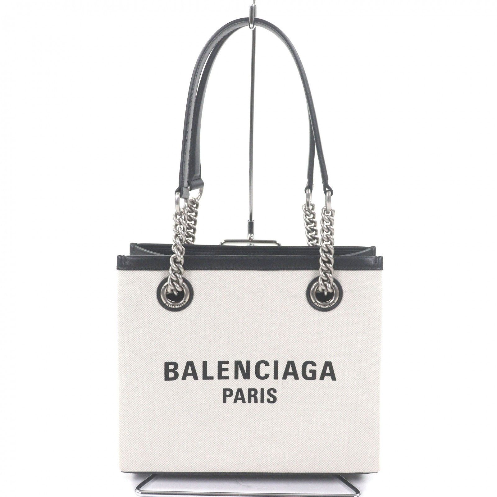Balenciaga Balenciaga Balenciaga DUTY FREE TOTE Canvas Leather Tote Bag Leather Tote Bag DUTY FREE for USA Size ONE SIZE - 1 Thumbnail