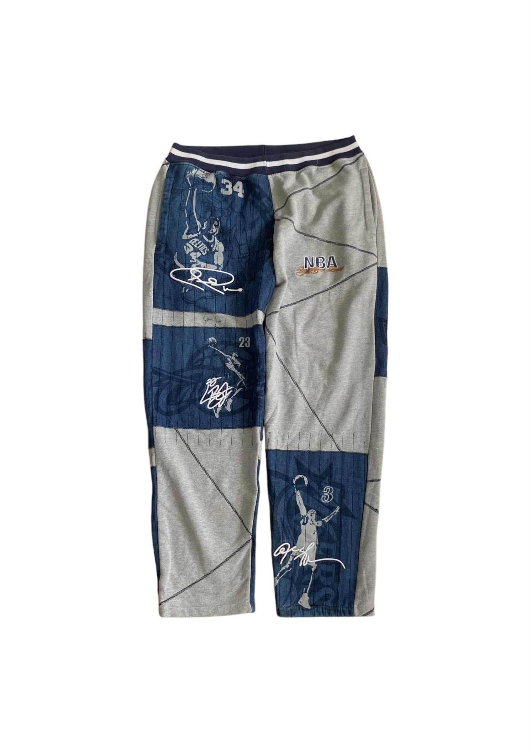 NBA × Vintage NBA y2k signature swag sweatpants Size US 36 / EU 52 - 1 Thumbnail