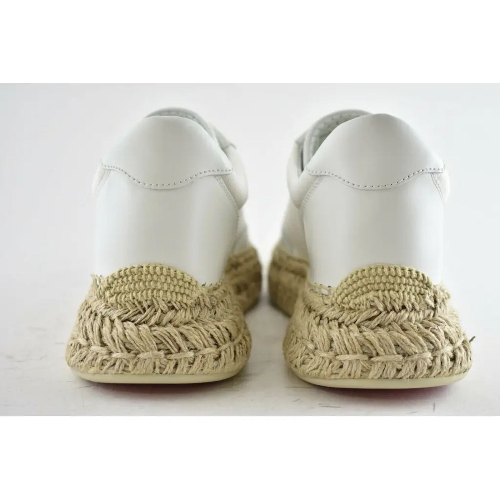 Christian Louboutin Christian Louboutin Flat White Bianco Platform Sneaker 40 Size US 10 / IT 40 - 10 Thumbnail
