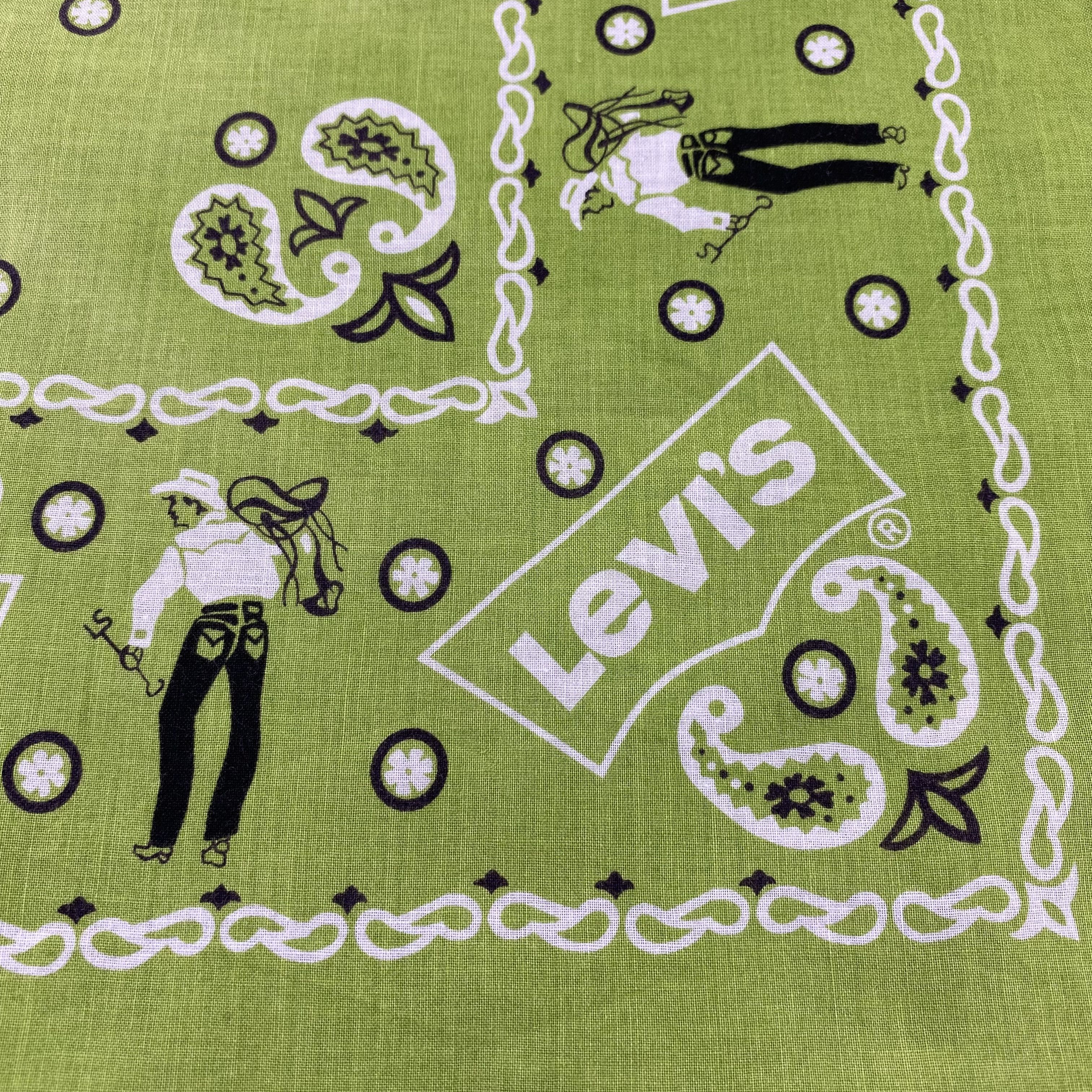 Levi's × Vintage Vintage Levis Paislee Handkerchief/Bandana/Neckerchief-B1405 Size ONE SIZE - 5 Thumbnail