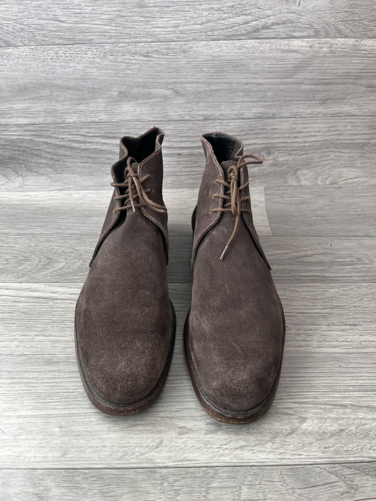 Crockett & Jones Crockett and jones chukka brown suede boots sz uk 7.5D Size US 8.5 / EU 41-42 - 2 Thumbnail