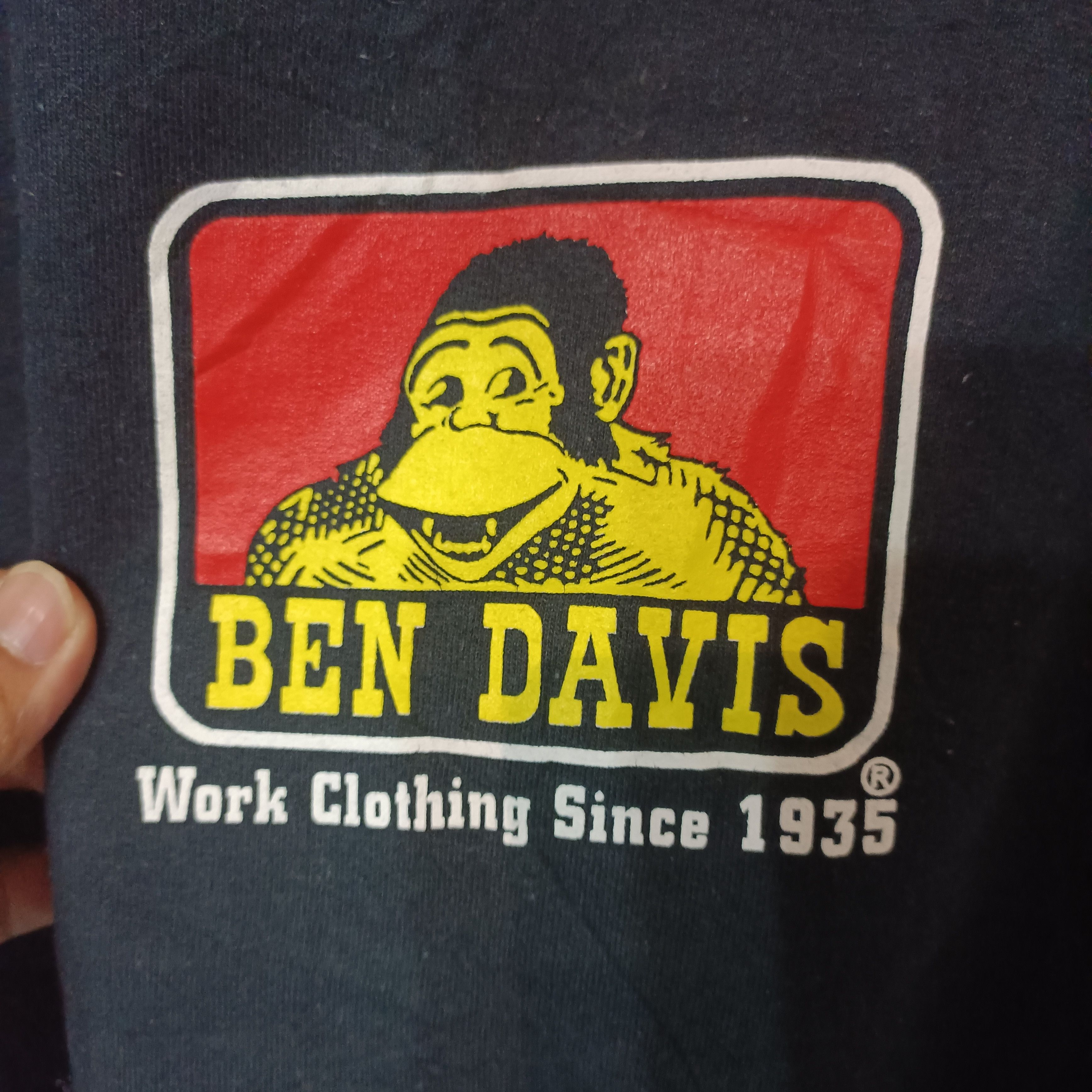 Ben Davis Vintage 1990s Ben Davis Sweatshirt Size US L / EU 52-54 / 3 - 3 Thumbnail