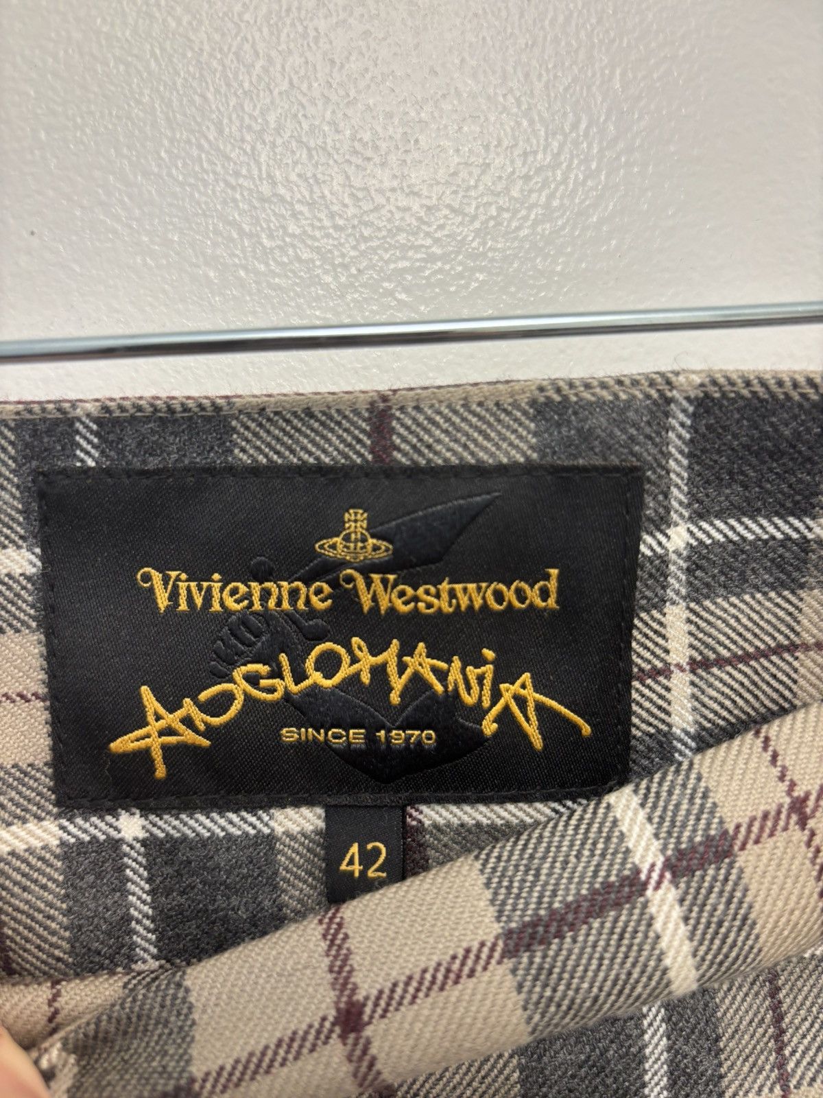 Vivienne Westwood Vivian Westwood- Wool Tartan Skirt Size 28" / US 6 / IT 42 - 2 Thumbnail