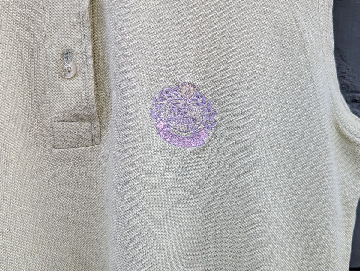 Burberry Burberrys Polo Shirt Short Sleeve Embroidered Logo Size L / US 10 / IT 46 - 6 Thumbnail