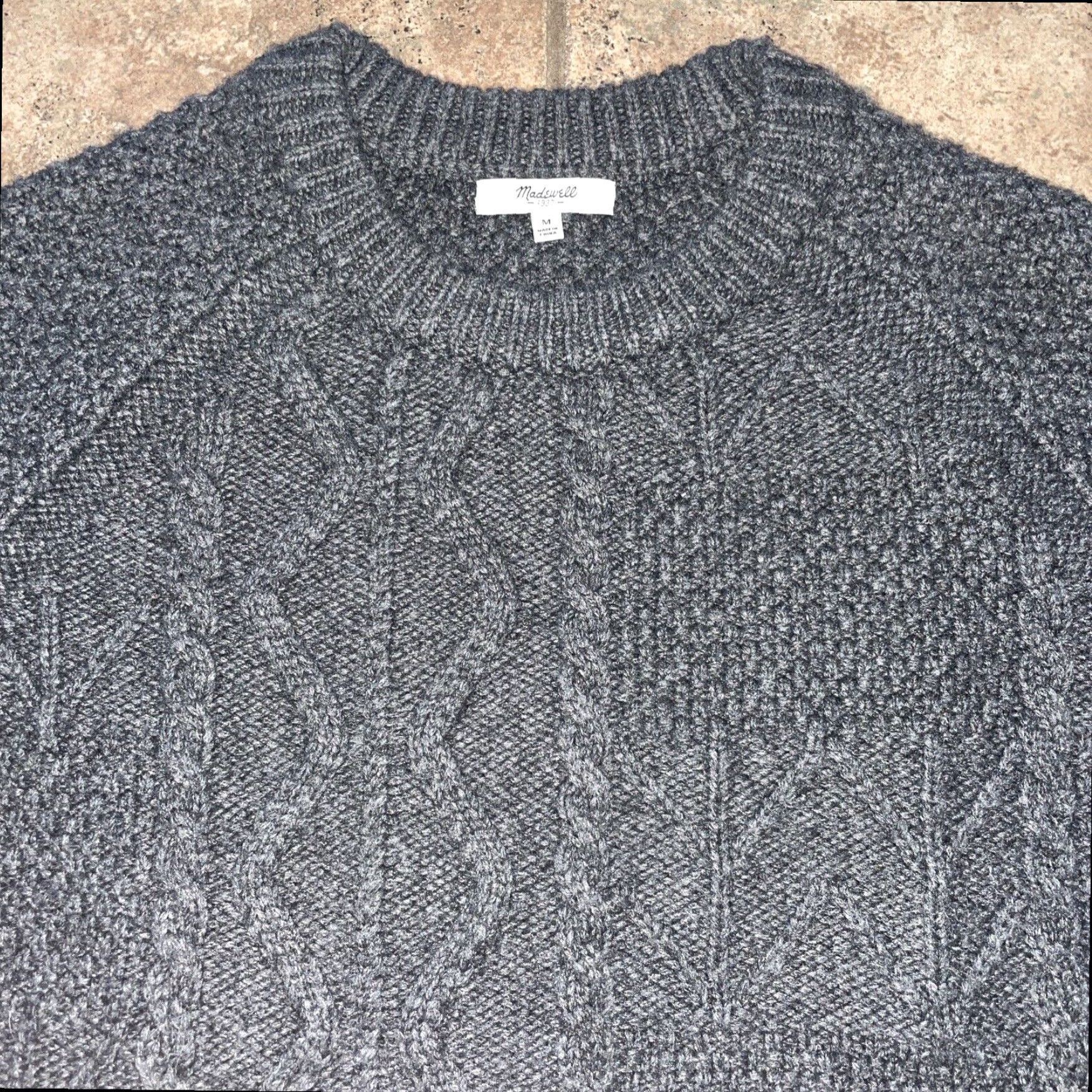 Madewell VINTAGE Madewell Knit Pullover Sweater Adult Women's Medium Gray Size M / US 6-8 / IT 42-44 - 2 Thumbnail