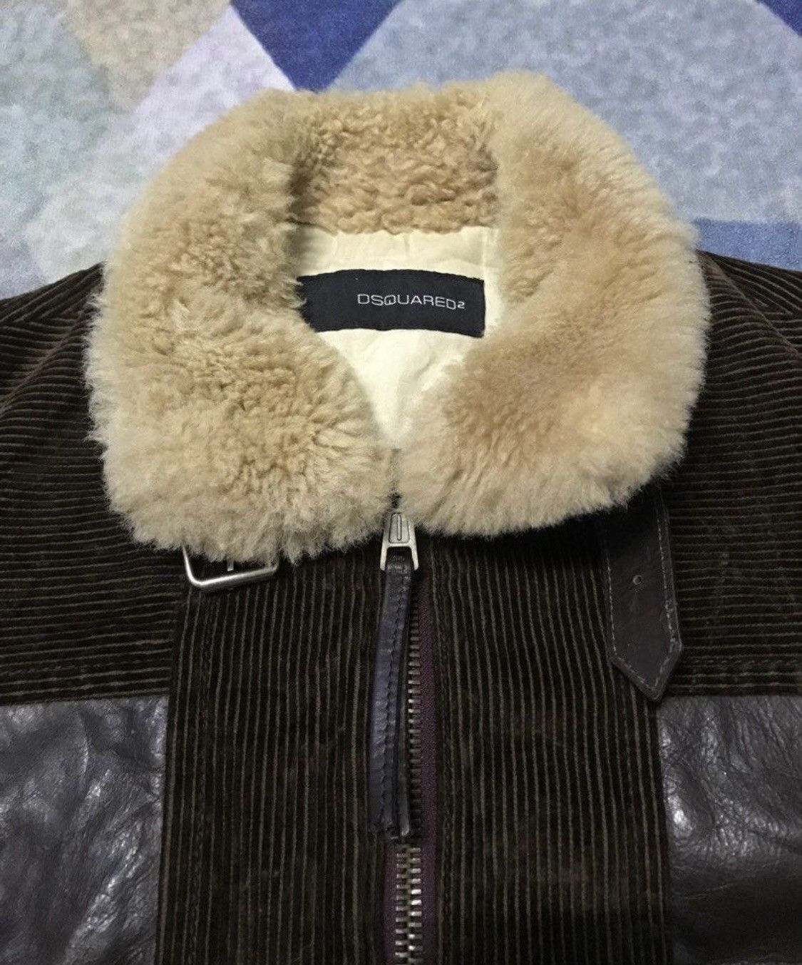 Dsquared2 Dsquared leather+velevet+fauxfur jacket B3 style Size US M / EU 48-50 / 2 - 7 Thumbnail
