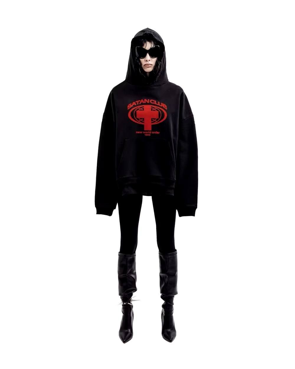 Japanese Brand × Vintage gothic hooded sweatshirt Size US L / EU 52-54 / 3 - 5 Thumbnail