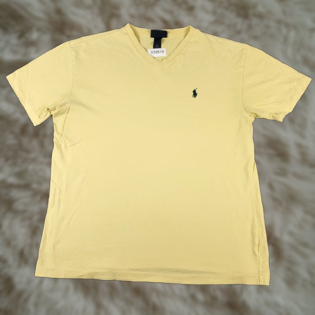Ralph Lauren Polo Ralph Lauren T Shirt Mens Medium Yellow Pony Casual Short Sleeve Polo Ralph Lauren T Shirt Mens Medium Yellow Pony Casual Short Sleeve Size US M / EU 48-50 / 2 - 1 Thumbnail