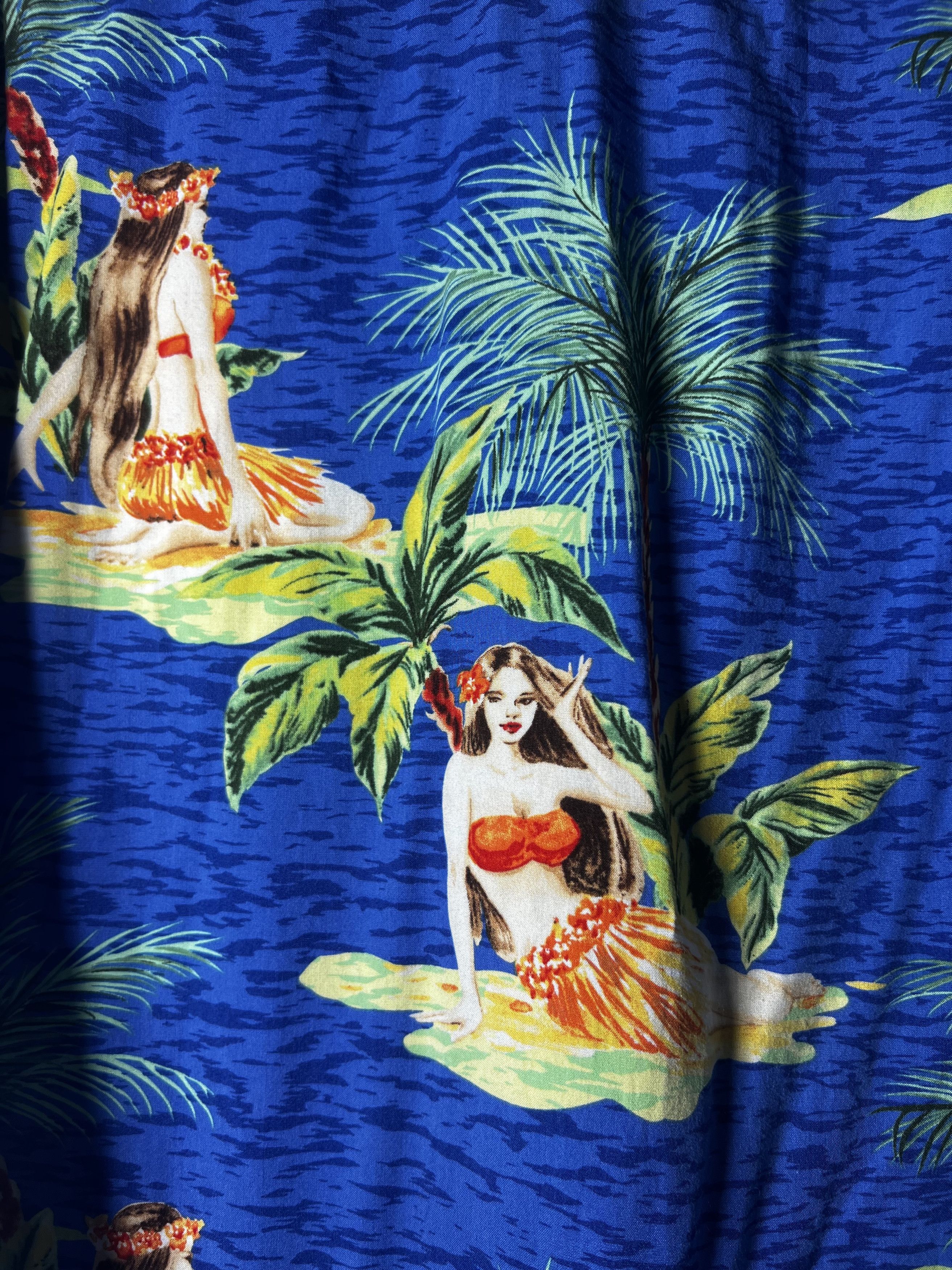 Vintage Vintage Hilo Hatties Hula Dancer Hawaiian Print Shirt Size US S / EU 44-46 / 1 - 9 Thumbnail