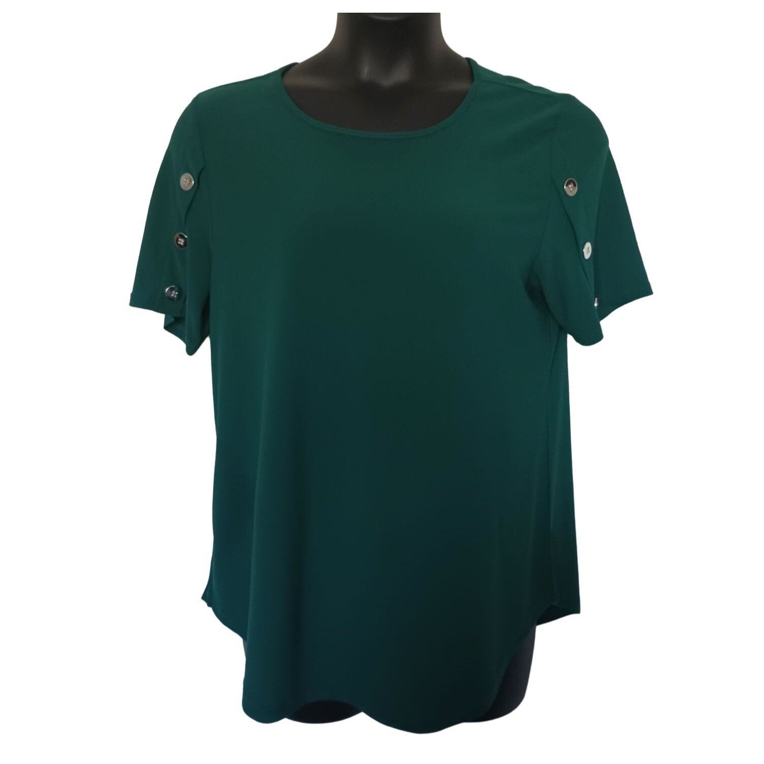 Other 89th & Madison Shirt Women X Large Green Top Blouse Button S Size XL / US 12-14 / IT 48-50 - 1 Thumbnail