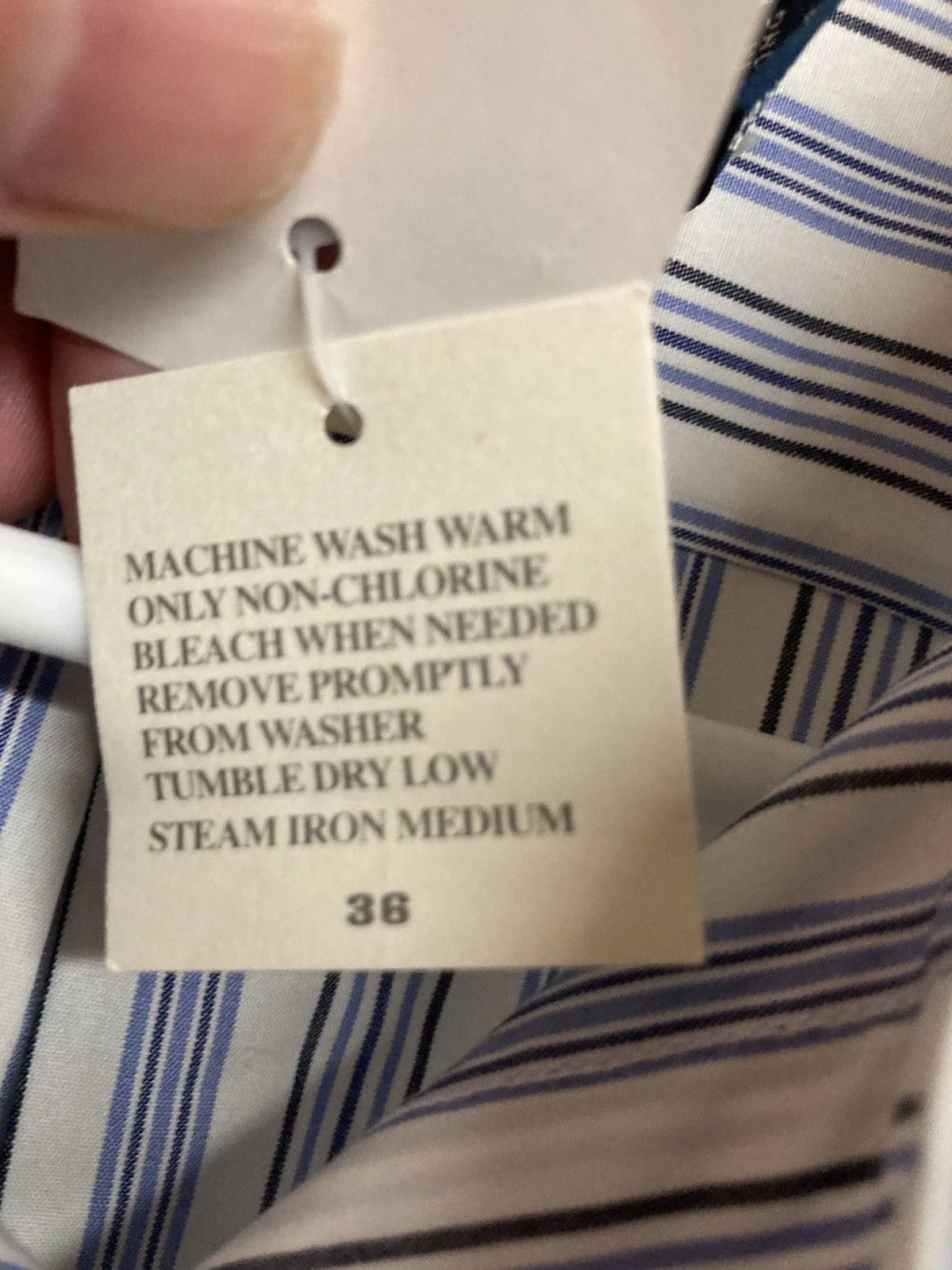 Ralph Lauren VTG Ralph Lauren Classic Fit Shirt Striped Blue 17 32/33 NWT Size US XL / EU 56 / 4 - 3 Thumbnail