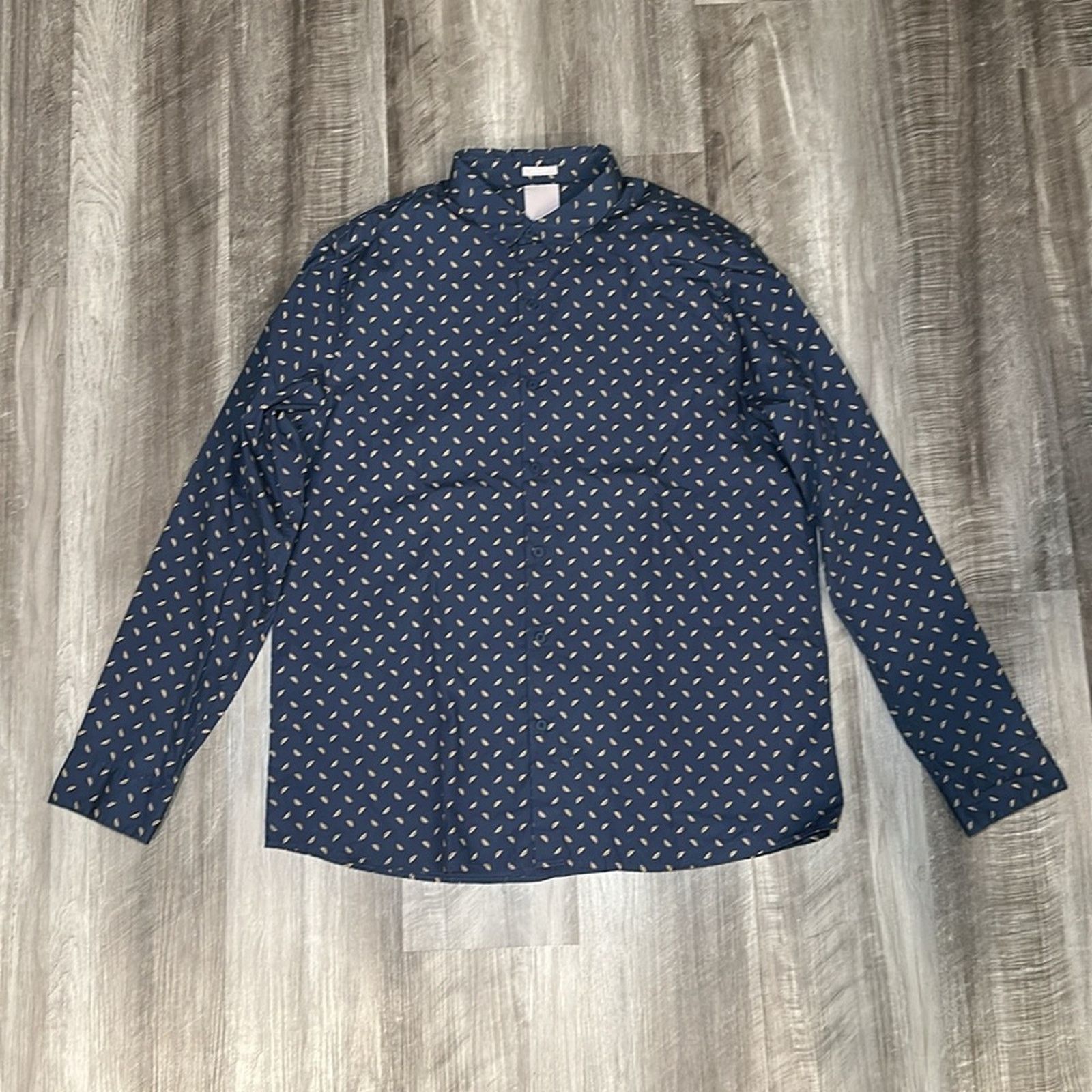 Other A Frame Feather Regular Fit Long Sleeve Button Down - Large Size US L / EU 52-54 / 3 - 2 Thumbnail
