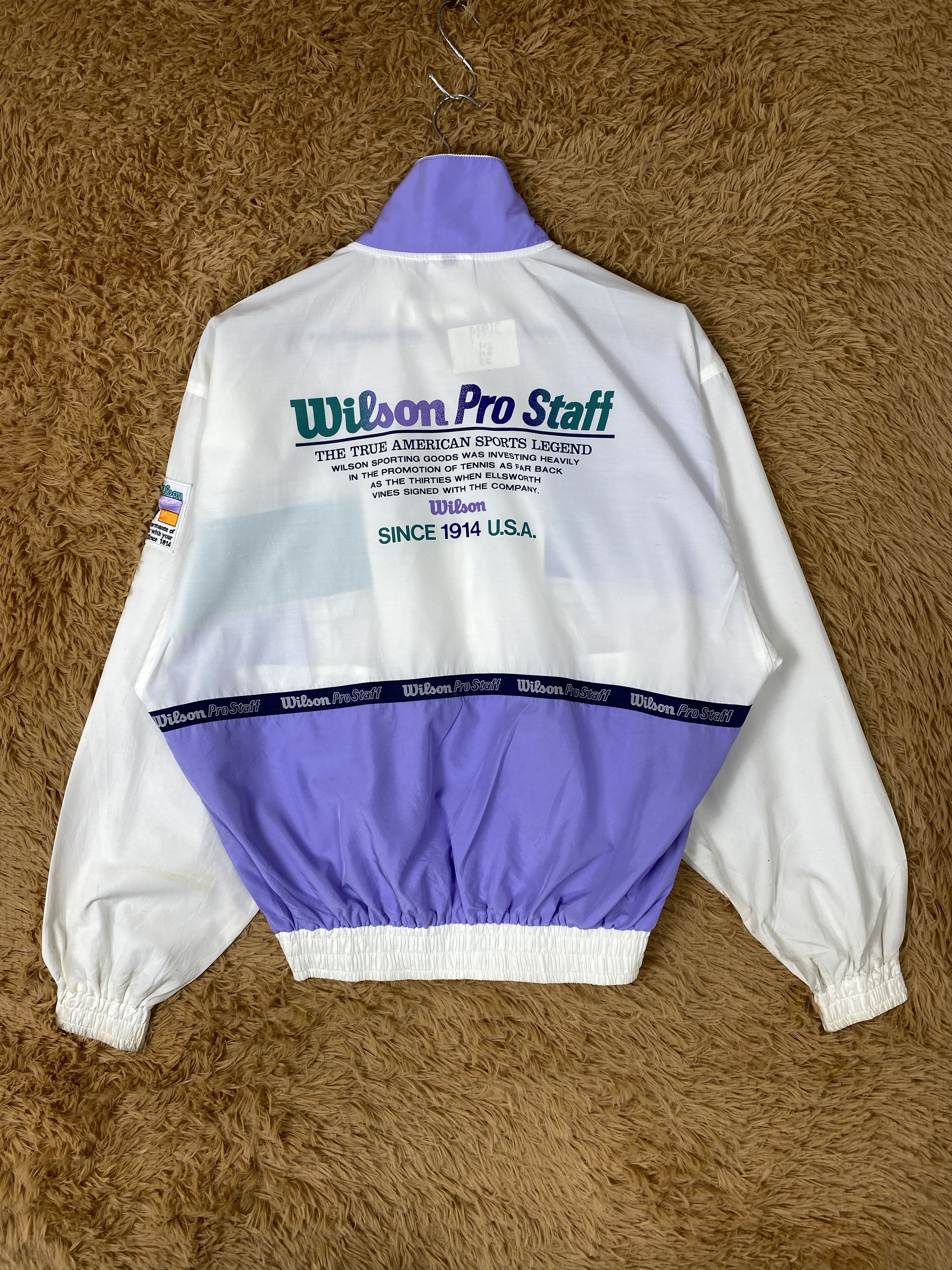 Vintage Vintage 90s Wilson Tape on Jacket J1999 Size US M / EU 48-50 / 2 - 1 Thumbnail