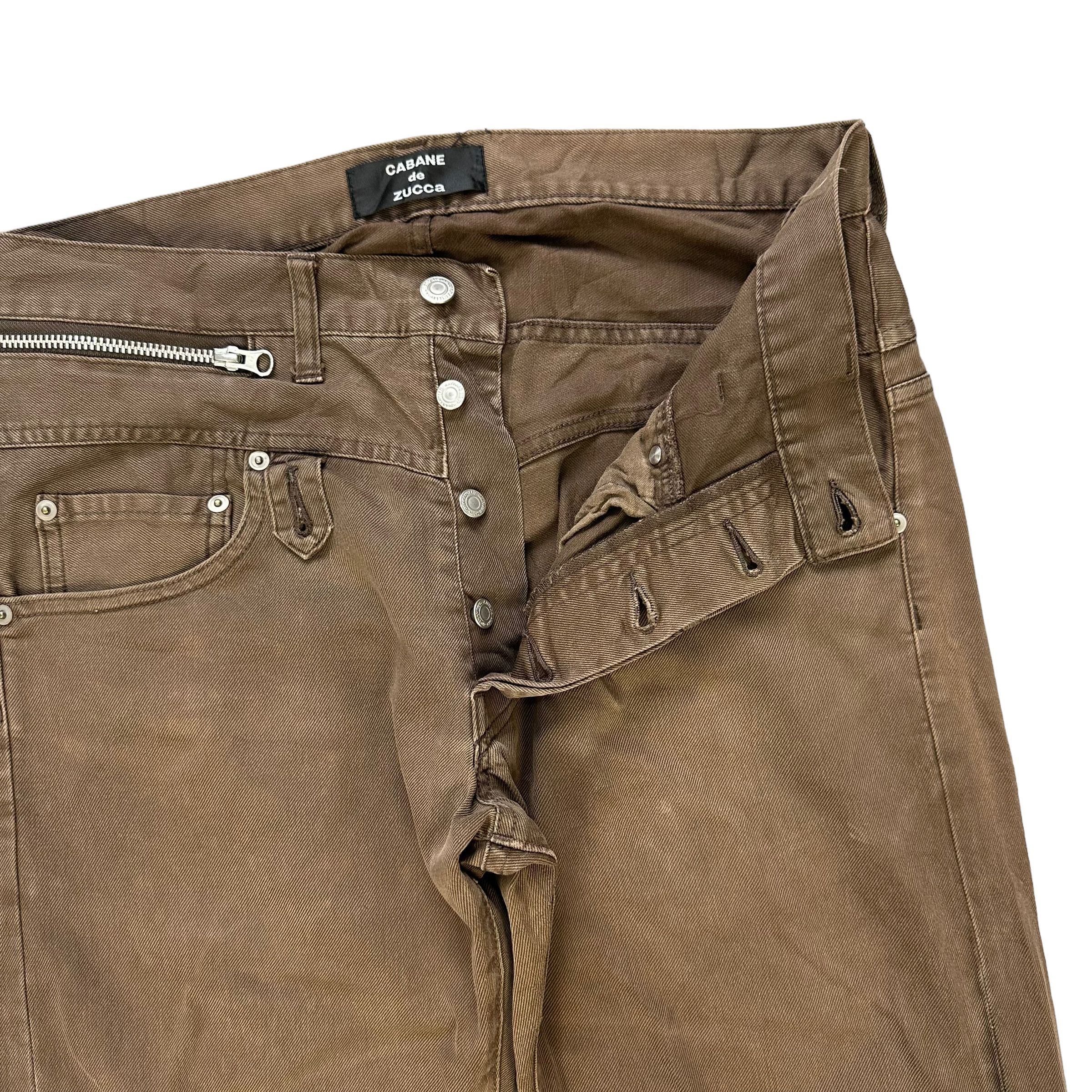 CABANE de ZUCCa CABANE DE ZUCCA RARE DESIGN CASUAL PANTS #7796-176 Size US 32 / EU 48 - 4 Thumbnail