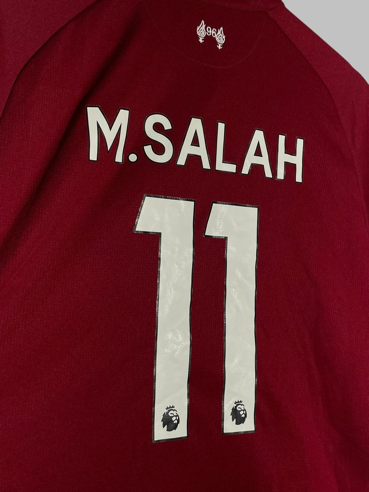 New Balance #11 Salah Liverpool New Balance 2018/19 Home Football Shirt Size US XL / EU 56 / 4 - 15 Thumbnail