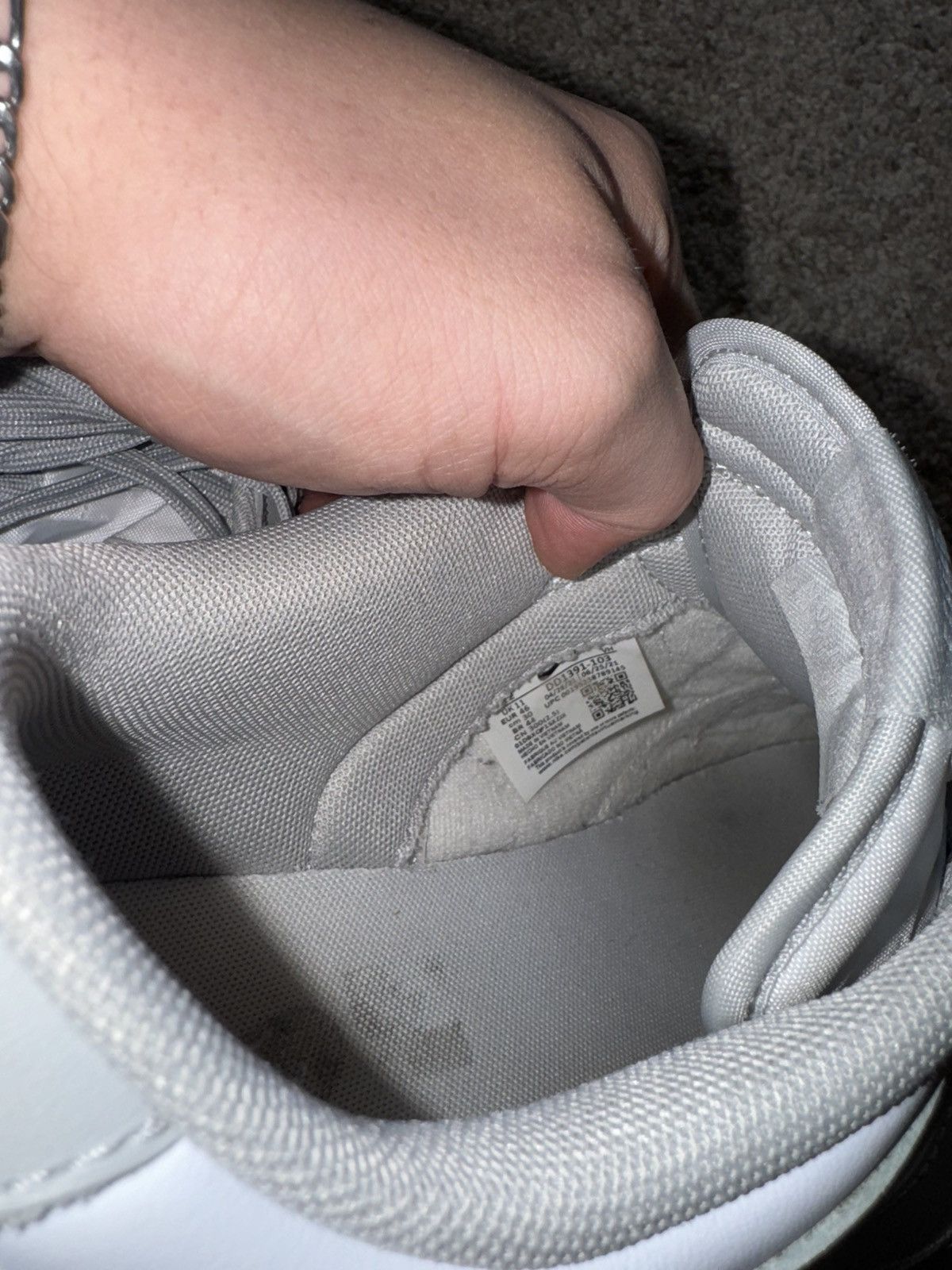Nike Grey Nike Lows Size US 12 / EU 45 - 4 Thumbnail