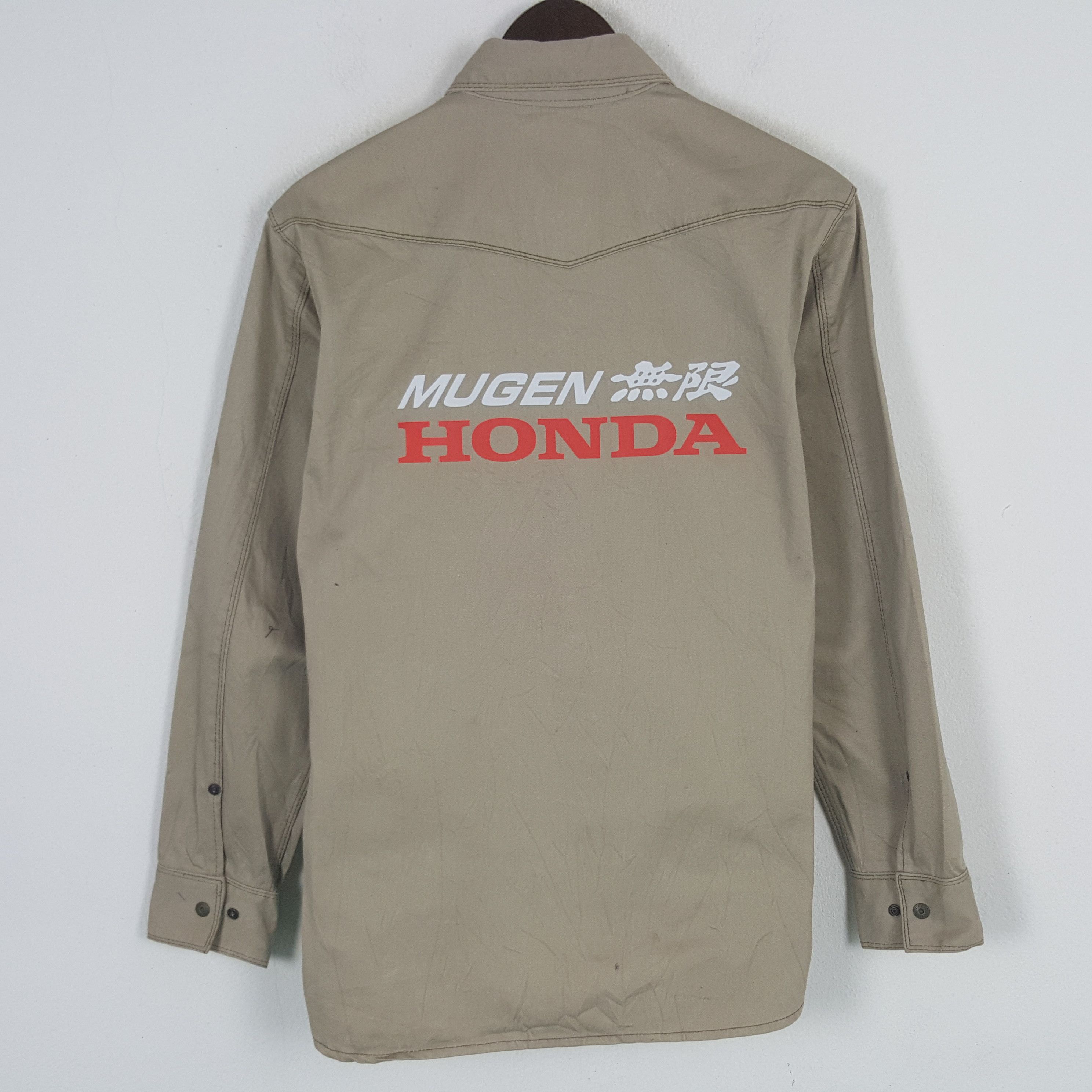 Honda × Japanese Brand × Vintage Vintage Mugen Honda Custom Worker Japan Button Clip Jacket Size US S / EU 44-46 / 1 - 1 Thumbnail