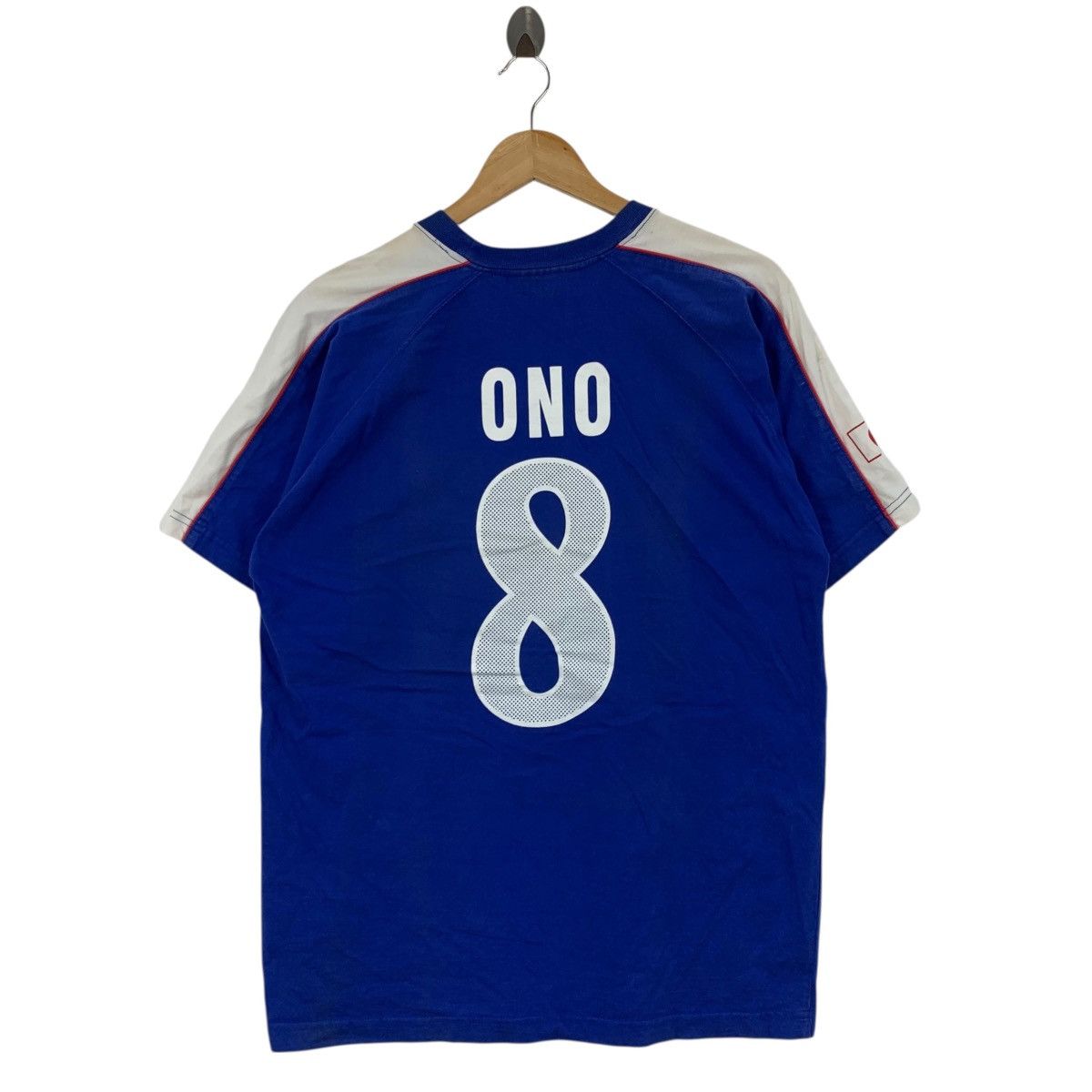Vintage Vintage 1999 JFA JAPAN NATIONAL Team #8 Ono J. League Tshirt Size US M / EU 48-50 / 2 - 4 Thumbnail