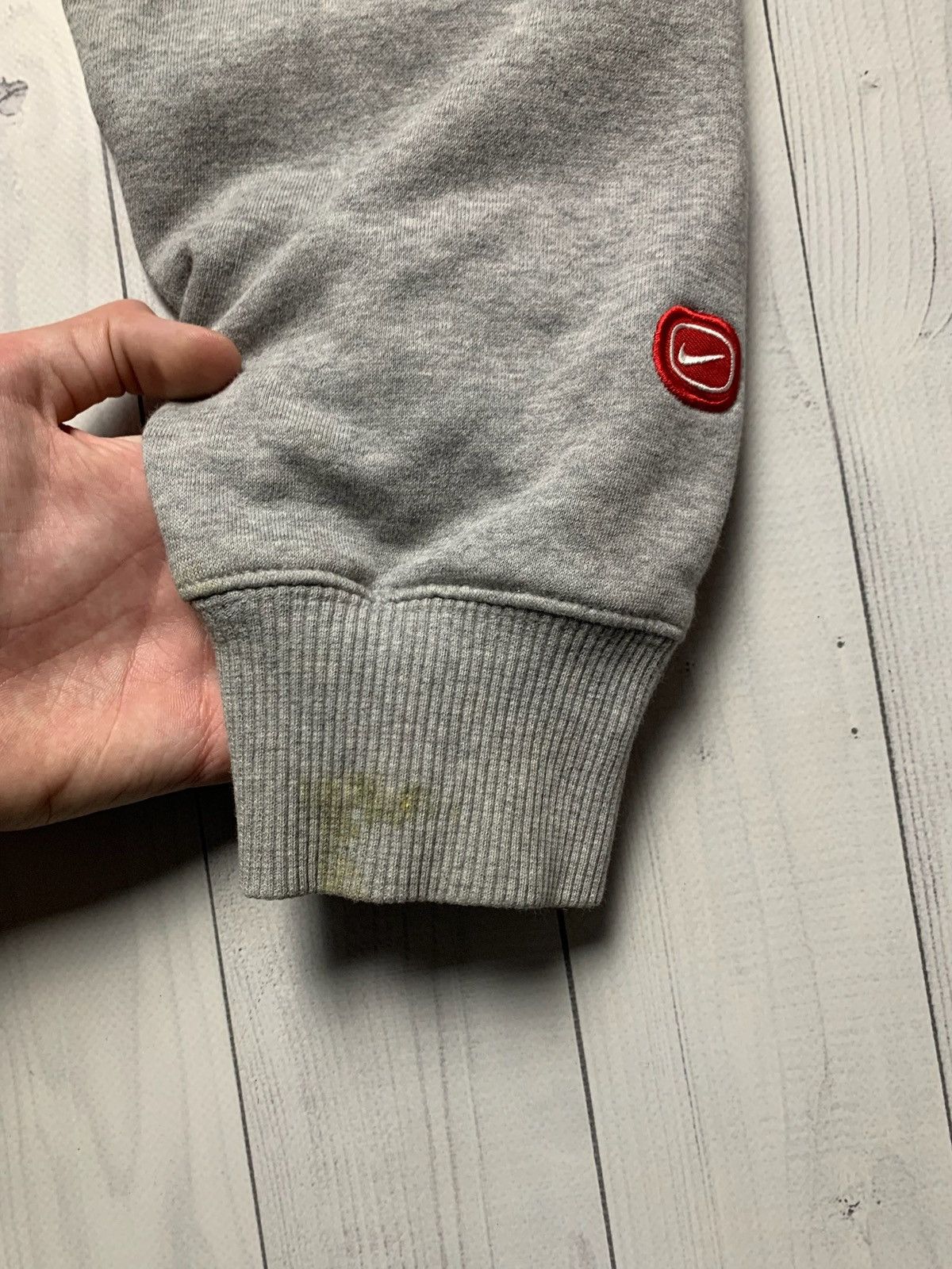 Nike × Vintage Vintage Nike hoodie logo size S grey logo Size US S / EU 44-46 / 1 - 5 Thumbnail