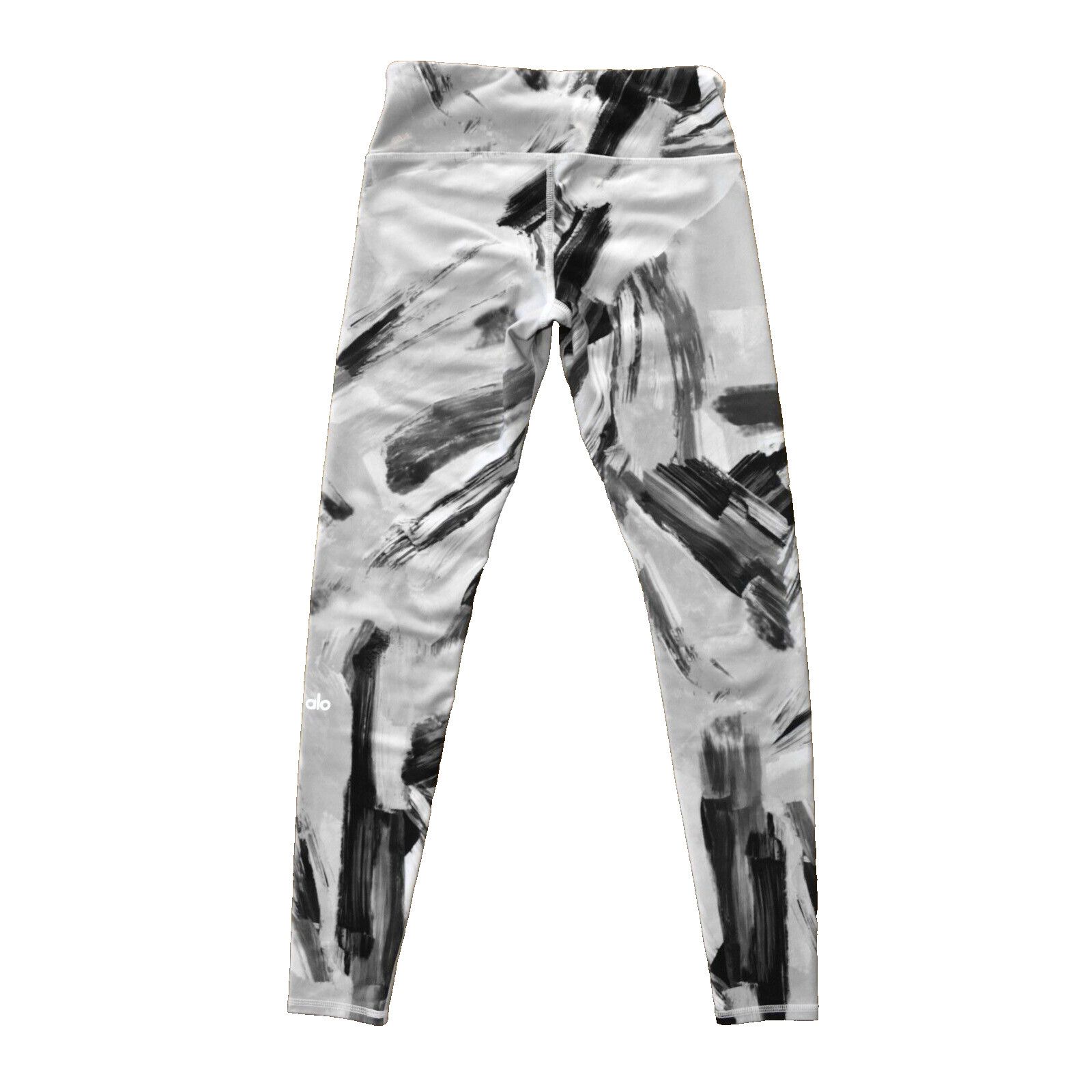 Alo NEW ALO YOGA Airbrush Black/White Marble Legging Pants Sz XS Size 25" / US 0 / IT 36 - 2 Thumbnail