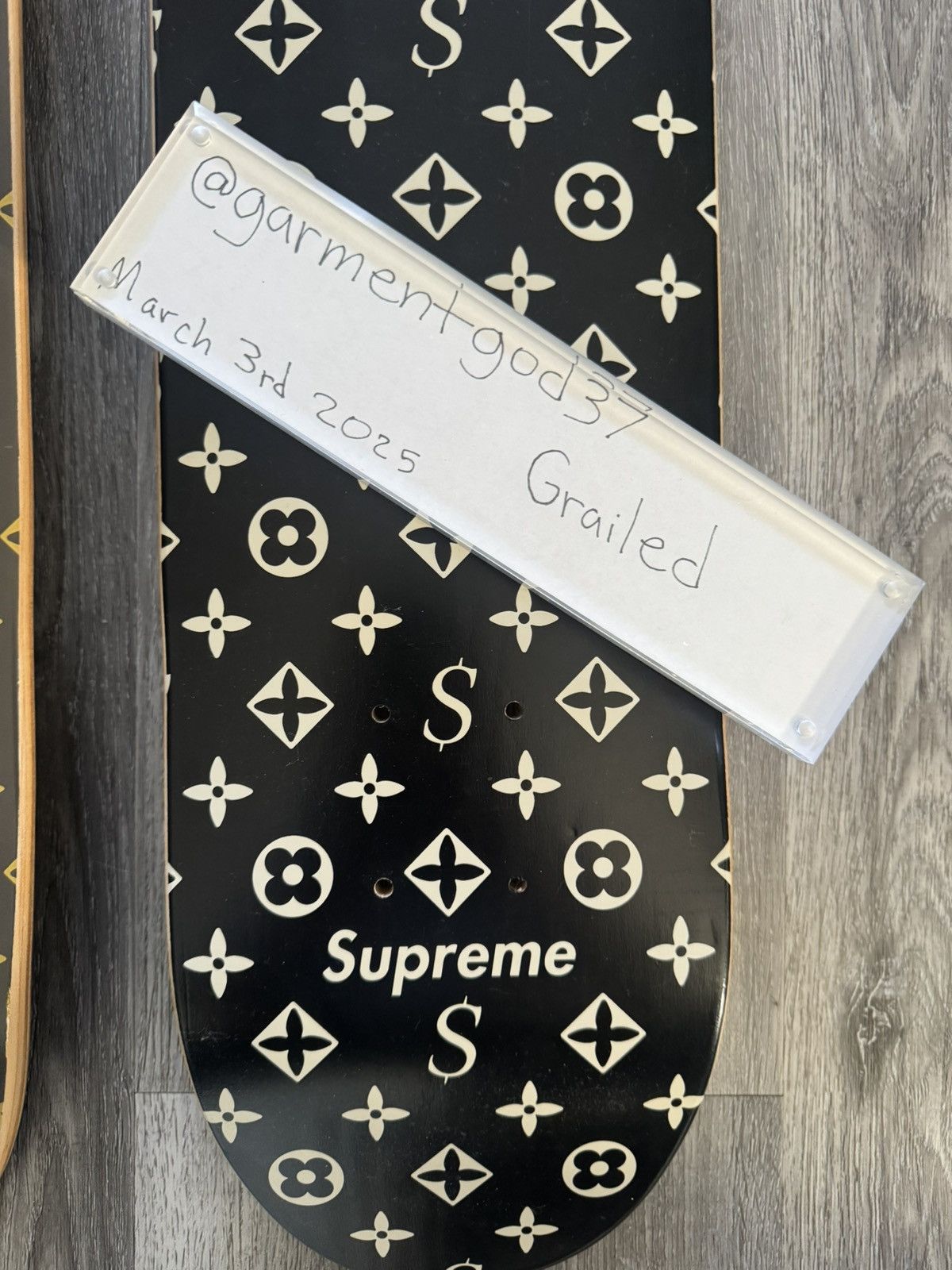 Louis Vuitton × Supreme Supreme Louis Vuitton 2000 Monogram Skateboard Deck Size ONE SIZE - 3 Thumbnail