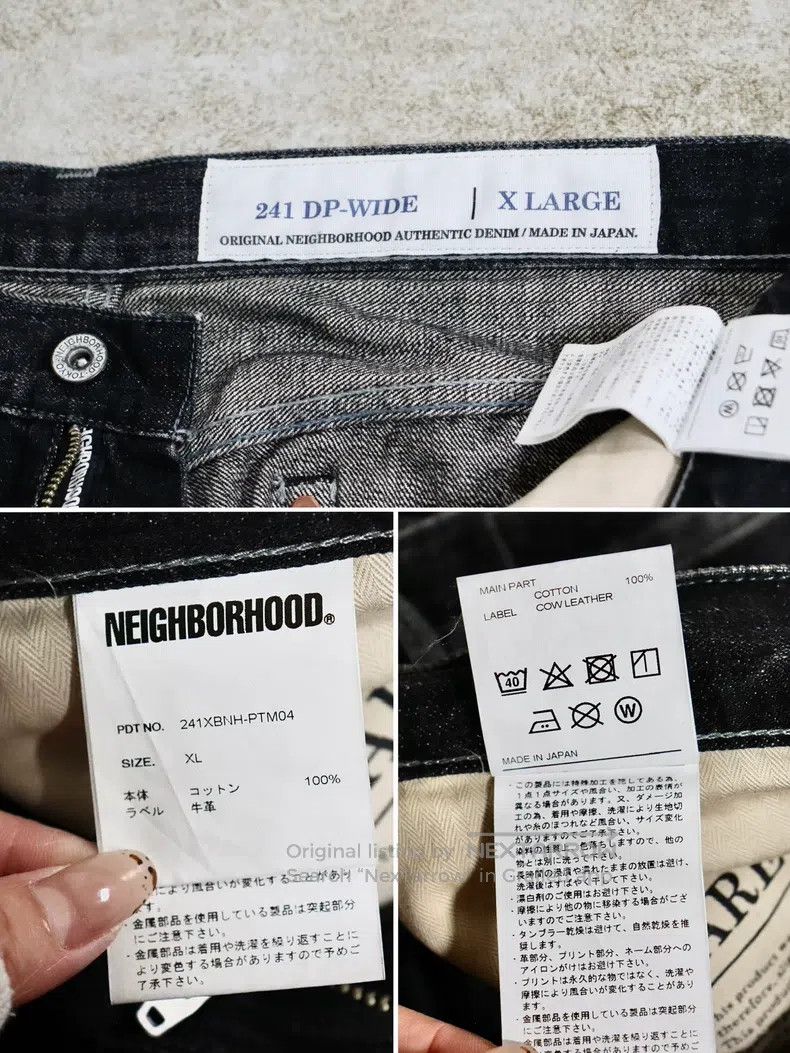 Neighborhood Neighborhood size XL 24ss Washed Dp-wide Basic Washed Deni Size US 27 - 7 Thumbnail
