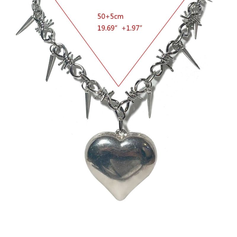 Japanese Brand Gothic Heart Pendant Necklace Size ONE SIZE - 3 Thumbnail