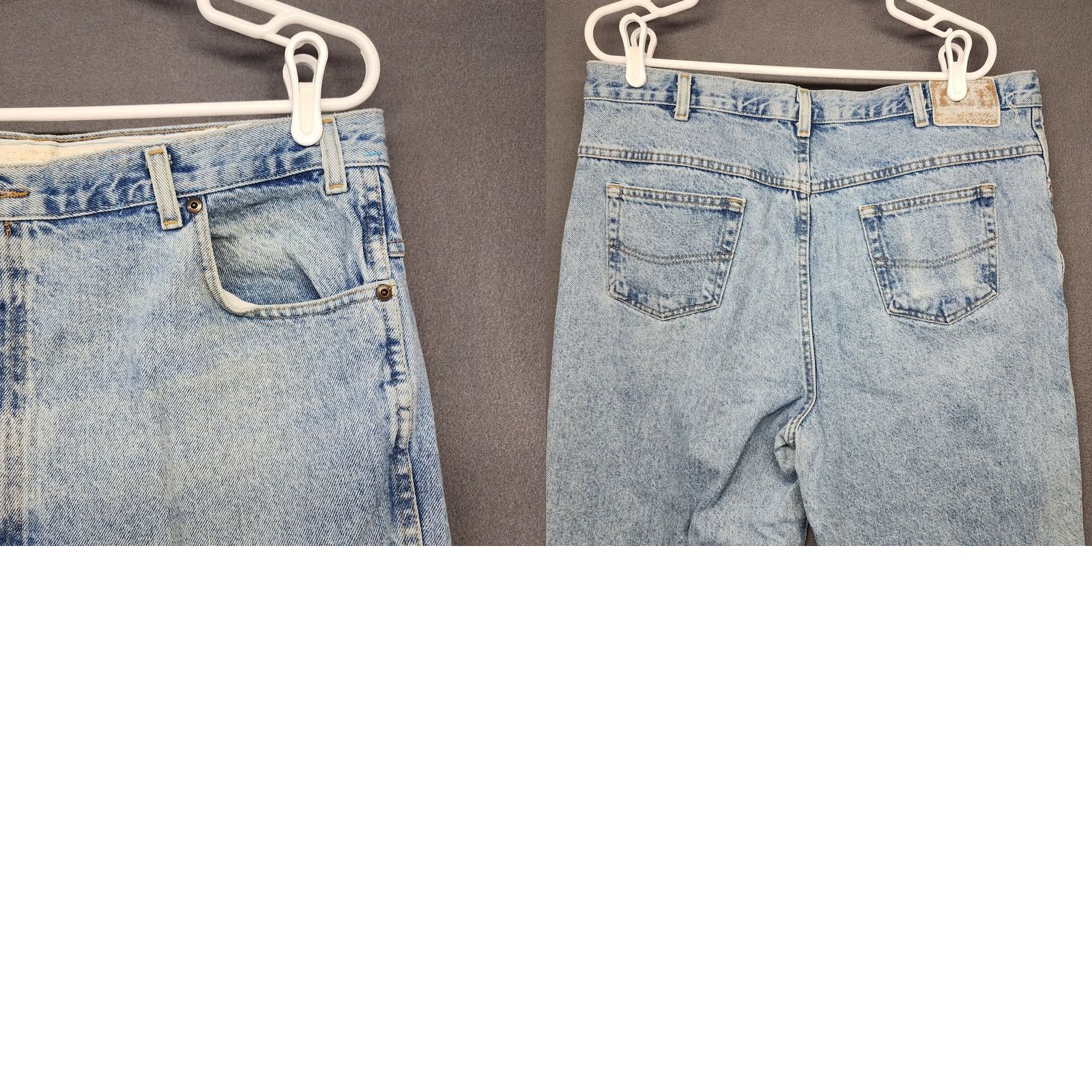 Vintage VINTAGE Sheplers Jeans Men 36x31 Light Wash Blue Bootcut Western Distressed READ Size US 36 / EU 52 - 10 Thumbnail