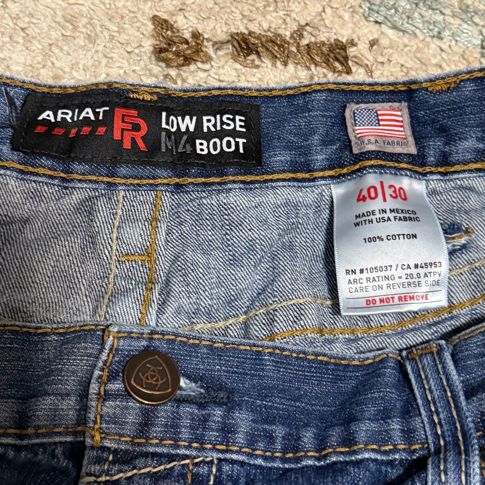 Ariat Ariat FR Fire Resistant M4 Low Rise Boot Jeans 40x28 Bootcut Size US 40 / EU 56 - 5 Thumbnail