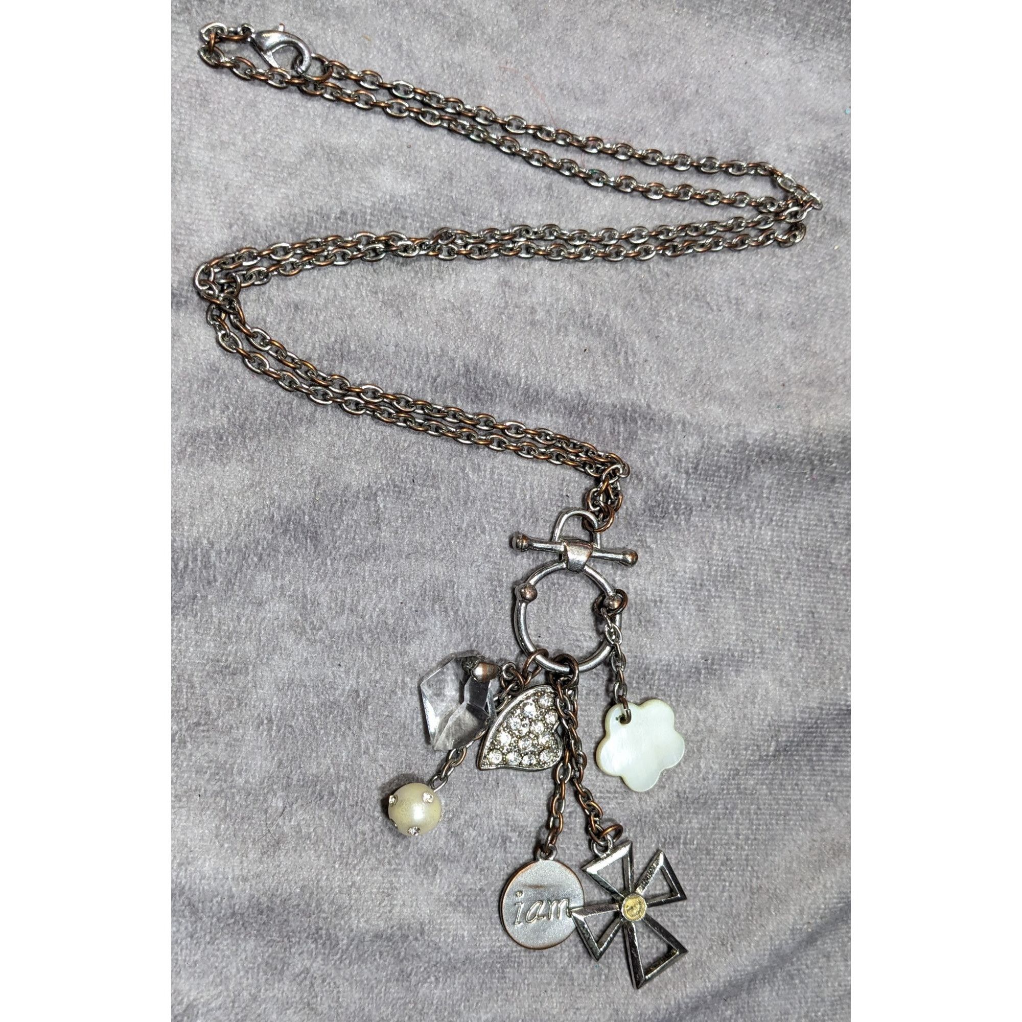 Other Vintage Religious Inspirational Multi Charm Cross Pendant Ne Size ONE SIZE - 10 Thumbnail