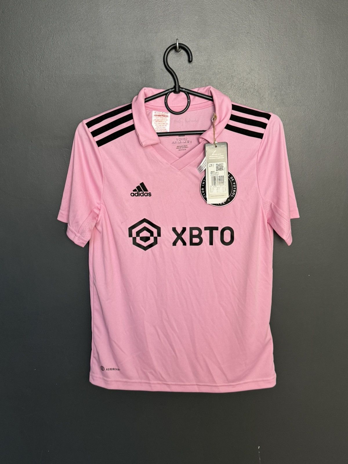 Adidas KIDS New Inter Miami 22/23 Home Football Jersey T-Shirt Size US XS / EU 42 / 0 - 1 Thumbnail
