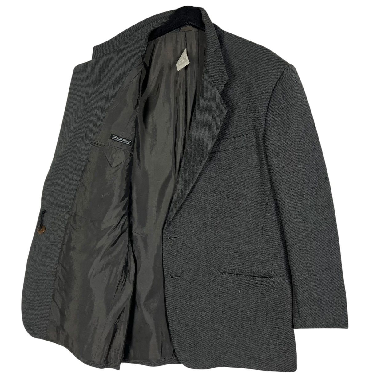 Giorgio Armani 80s Vintage Giorgio Armani Blazer Jacket Size US L / EU 52-54 / 3 - 3 Thumbnail
