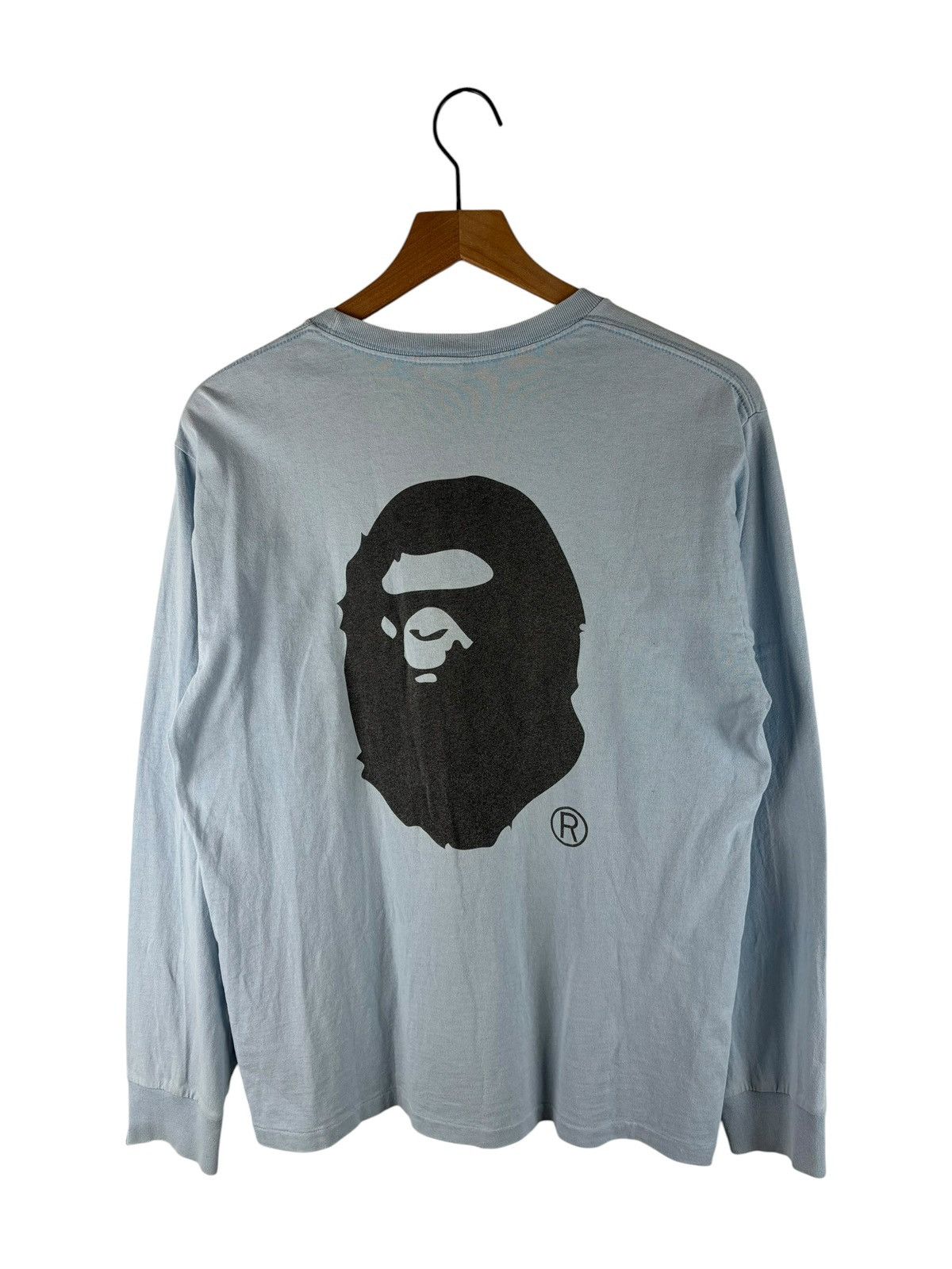 Bape Bape Head Logo Print Tee Size US M / EU 48-50 / 2 - 1 Thumbnail