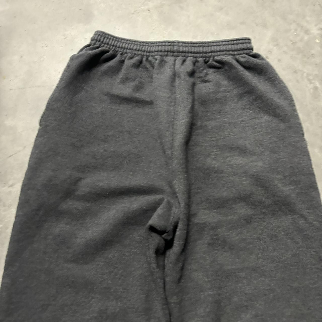 Japanese Brand × Vintage Crazy Vintage Y2K/2000s Dark Grey Skater Essential Sweatpants! Size US 28 / EU 44 - 4 Thumbnail