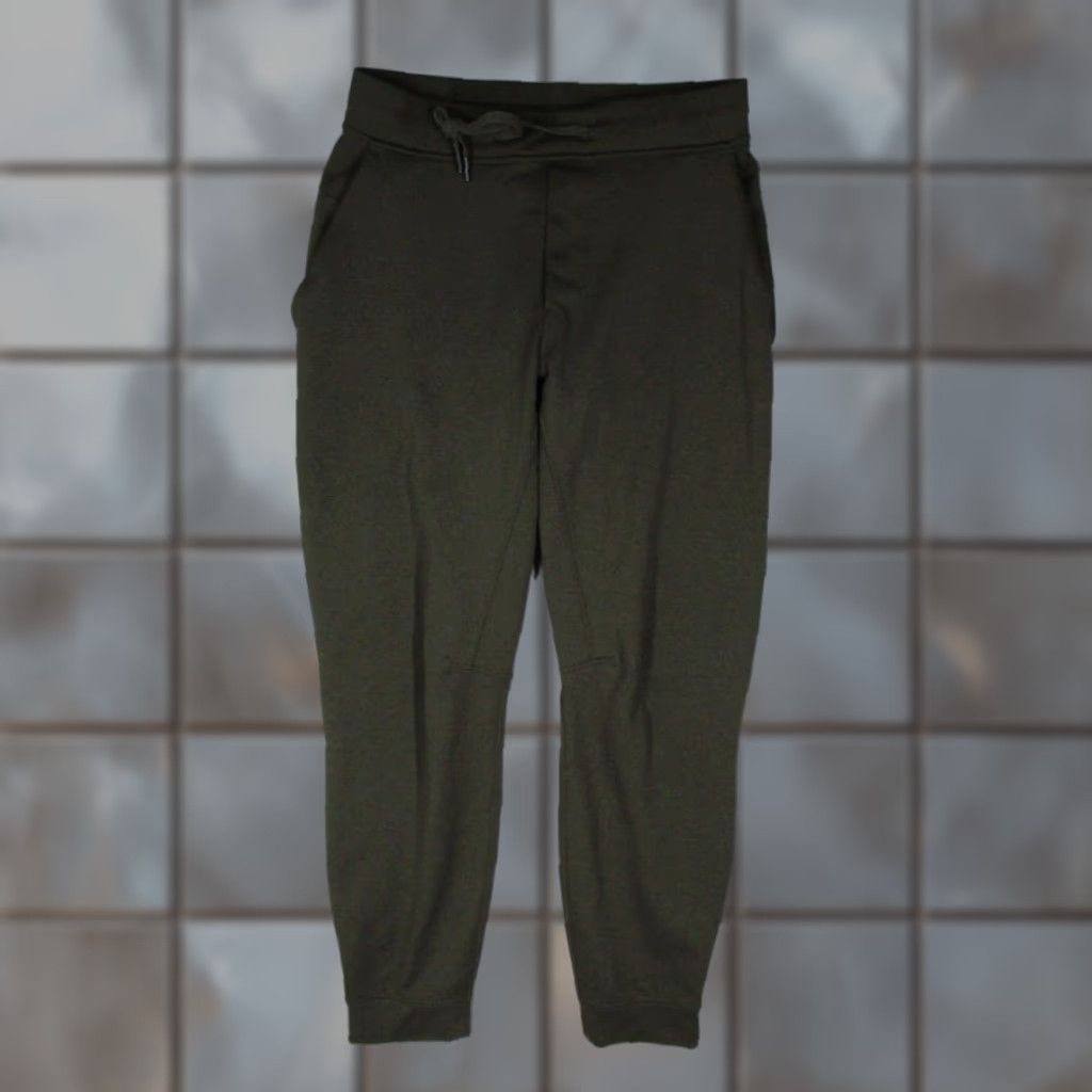 Lululemon Lululemon Mens Small Green Joggers Wool Blend Stretch Athleisure 29x28 Pants Size US 29 - 1 Thumbnail