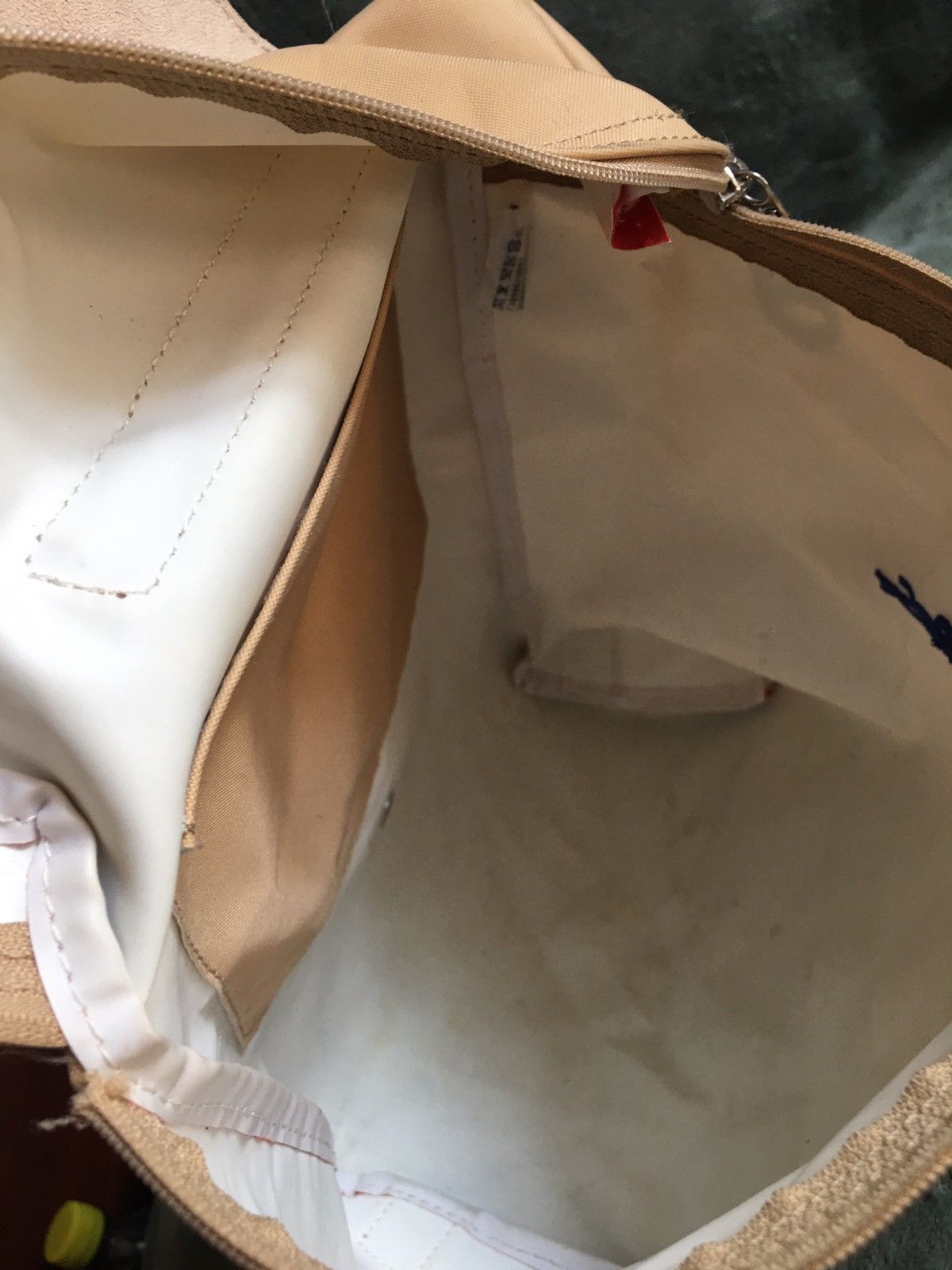 Longchamp Longchamp Le Pliage Club Beige Nylon Backpack Bag Size ONE SIZE - 17 Thumbnail