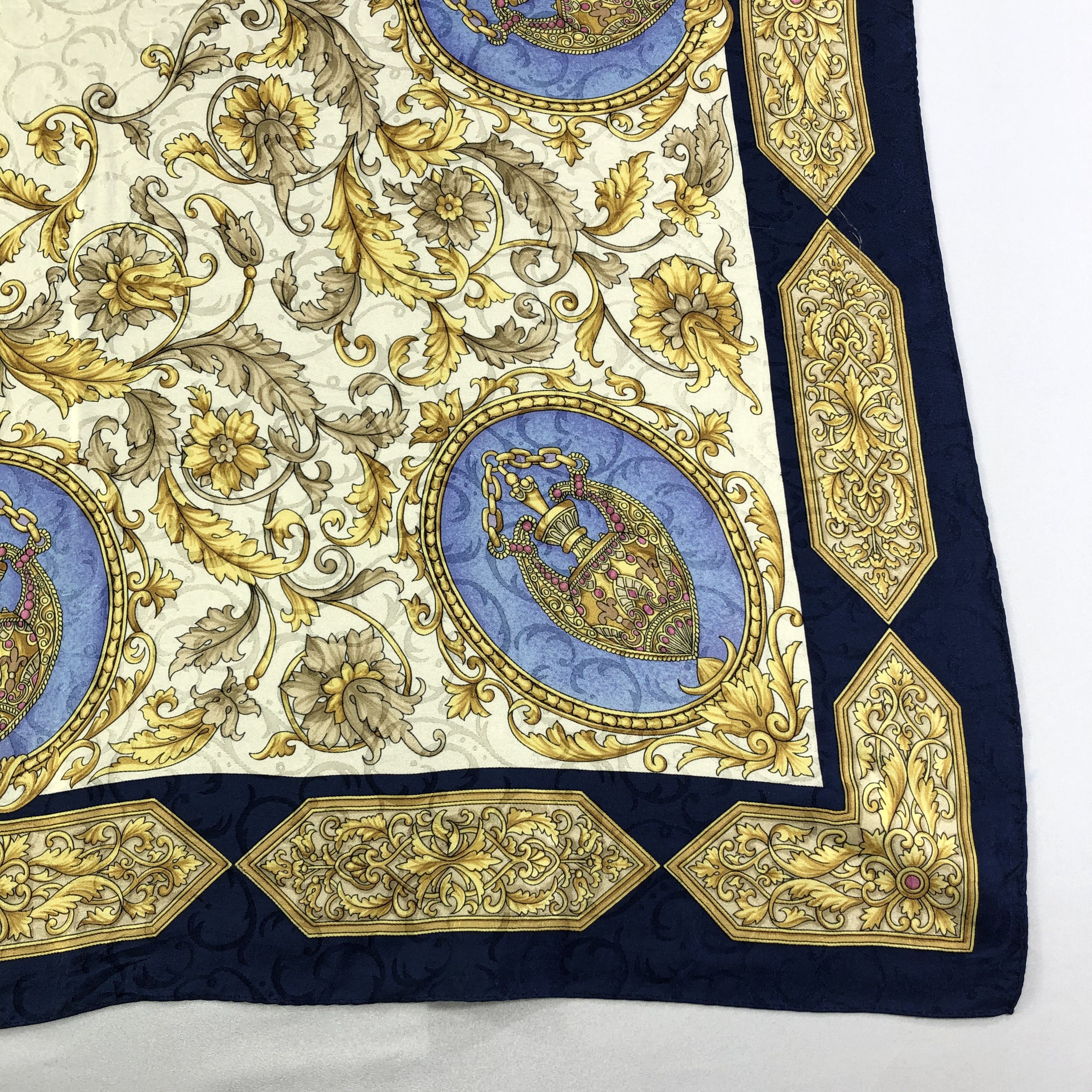 Vintage Vintage Silk Scarf Size ONE SIZE - 3 Thumbnail