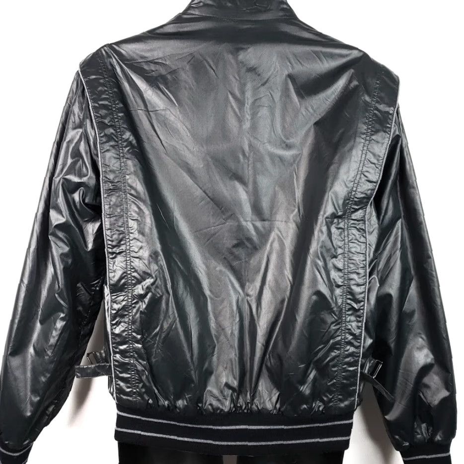 Vintage VINTAGE Flamingo Hilton Cafe Racer Jacket Mens Size Medium Black 80s Reversible Size US M / EU 48-50 / 2 - 5 Thumbnail