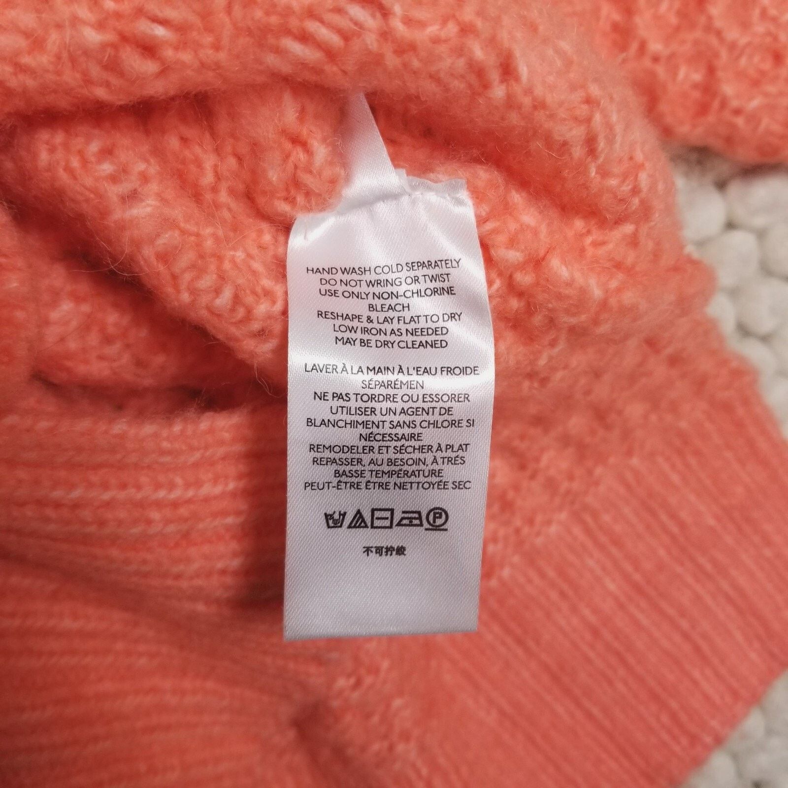 Anthropologie Anthropologie Bia Mock Neck Alpaca Blend Sweater Orange Sz S Size S / US 4 / IT 40 - 9 Thumbnail