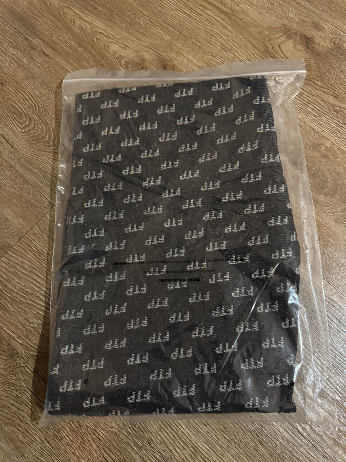 Fuck The Population FTP Jacquard Denim Logo Pant Size US 34 / EU 50 - 4 Thumbnail