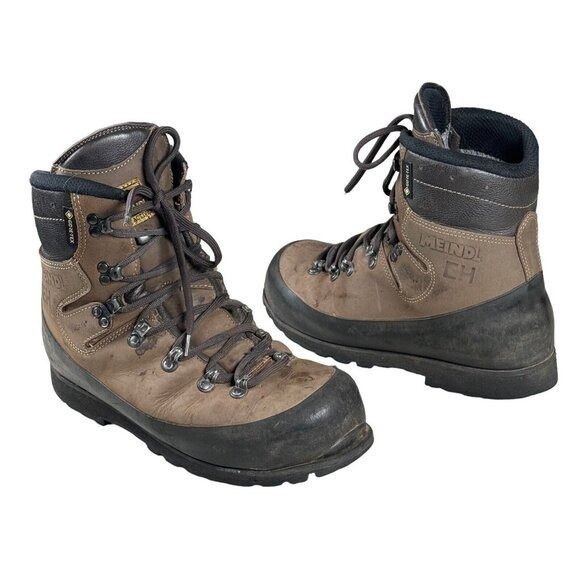 Vintage 7″ Meindl Steel Toe GTX San Ramon Ground Boots Men's Sz US 1 Size US 10.5 / EU 43-44 - 1 Thumbnail