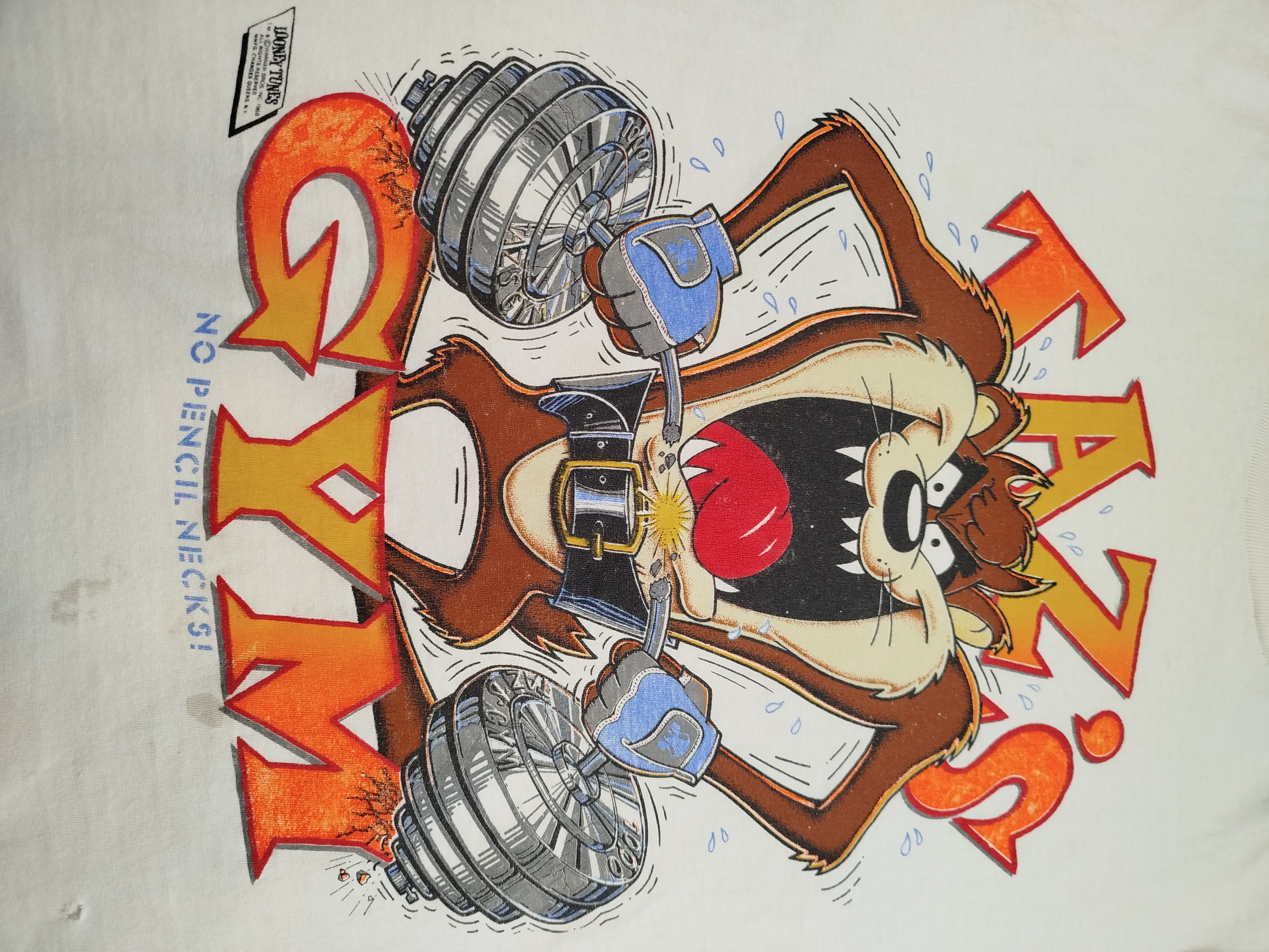 Vintage × Warner Bros Taz gym 1980 xl thrashed Looney tunes bugs bunny Size US XL / EU 56 / 4 - 7 Thumbnail