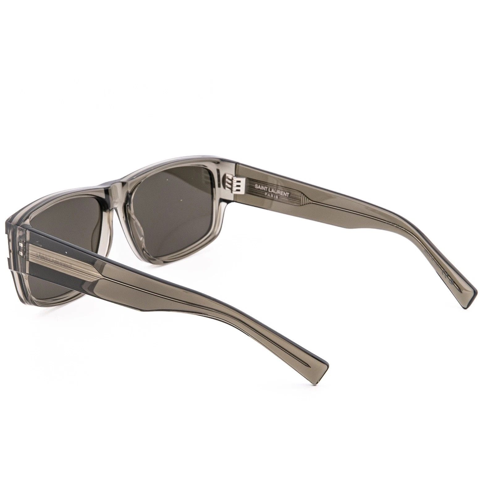 Saint Laurent Paris SAINT LAURENT SHADE SL 689 SL689 Crystal Brown Classic 004 Size ONE SIZE - 3 Thumbnail